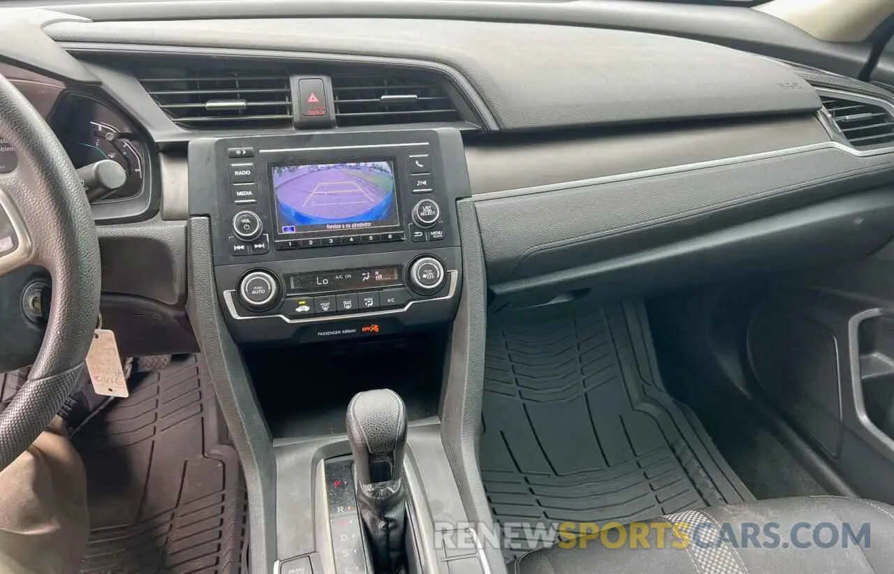 9 fotografías del automóvil dañado 19XFC2F62KE045251 HONDA CIVIC 2019