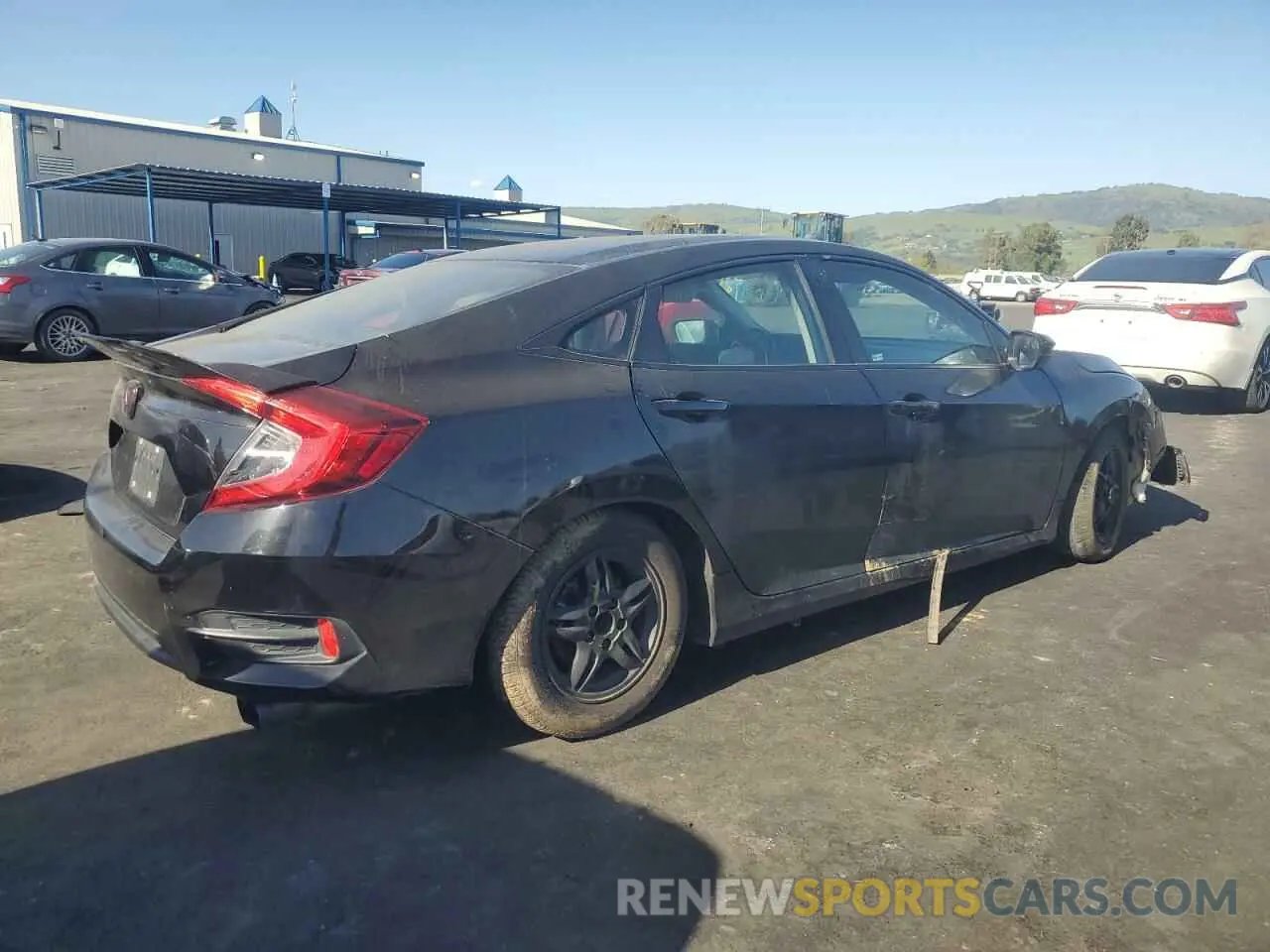 3 fotografías del automóvil dañado 19XFC2F62KE202065 HONDA CIVIC 2019