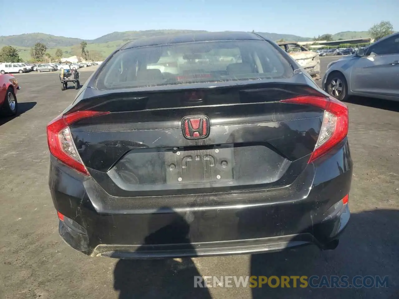 6 fotografías del automóvil dañado 19XFC2F62KE202065 HONDA CIVIC 2019