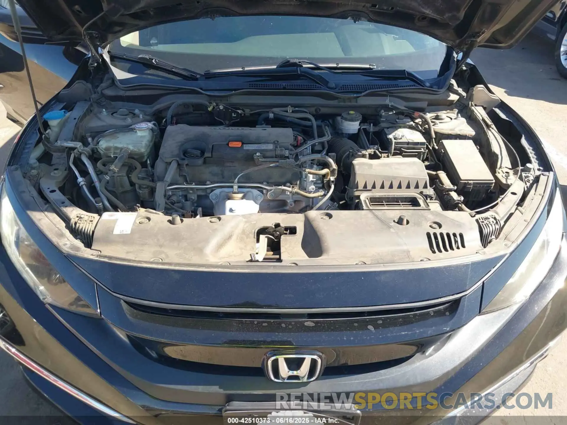 10 fotografías del automóvil dañado 19XFC2F62KE202213 HONDA CIVIC 2019