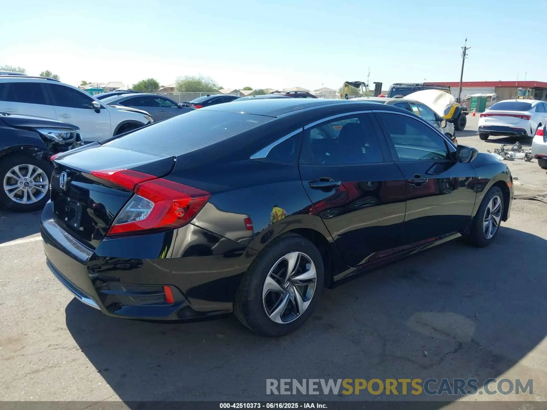 4 fotografías del automóvil dañado 19XFC2F62KE202213 HONDA CIVIC 2019