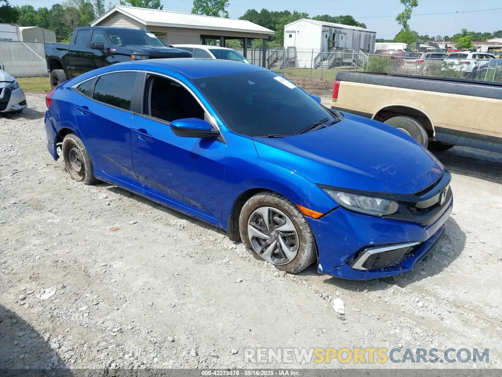 1 fotografías del automóvil dañado 19XFC2F63KE022254 HONDA CIVIC 2019