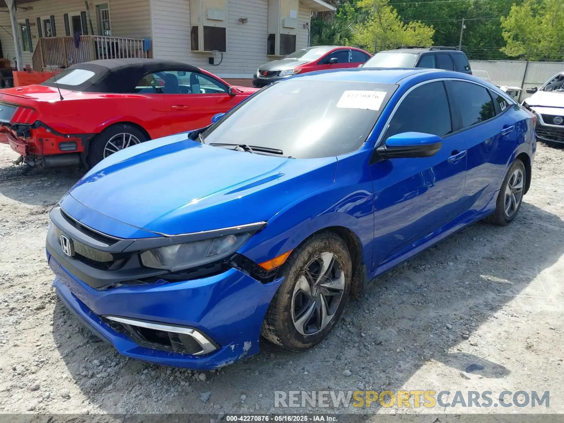2 fotografías del automóvil dañado 19XFC2F63KE022254 HONDA CIVIC 2019