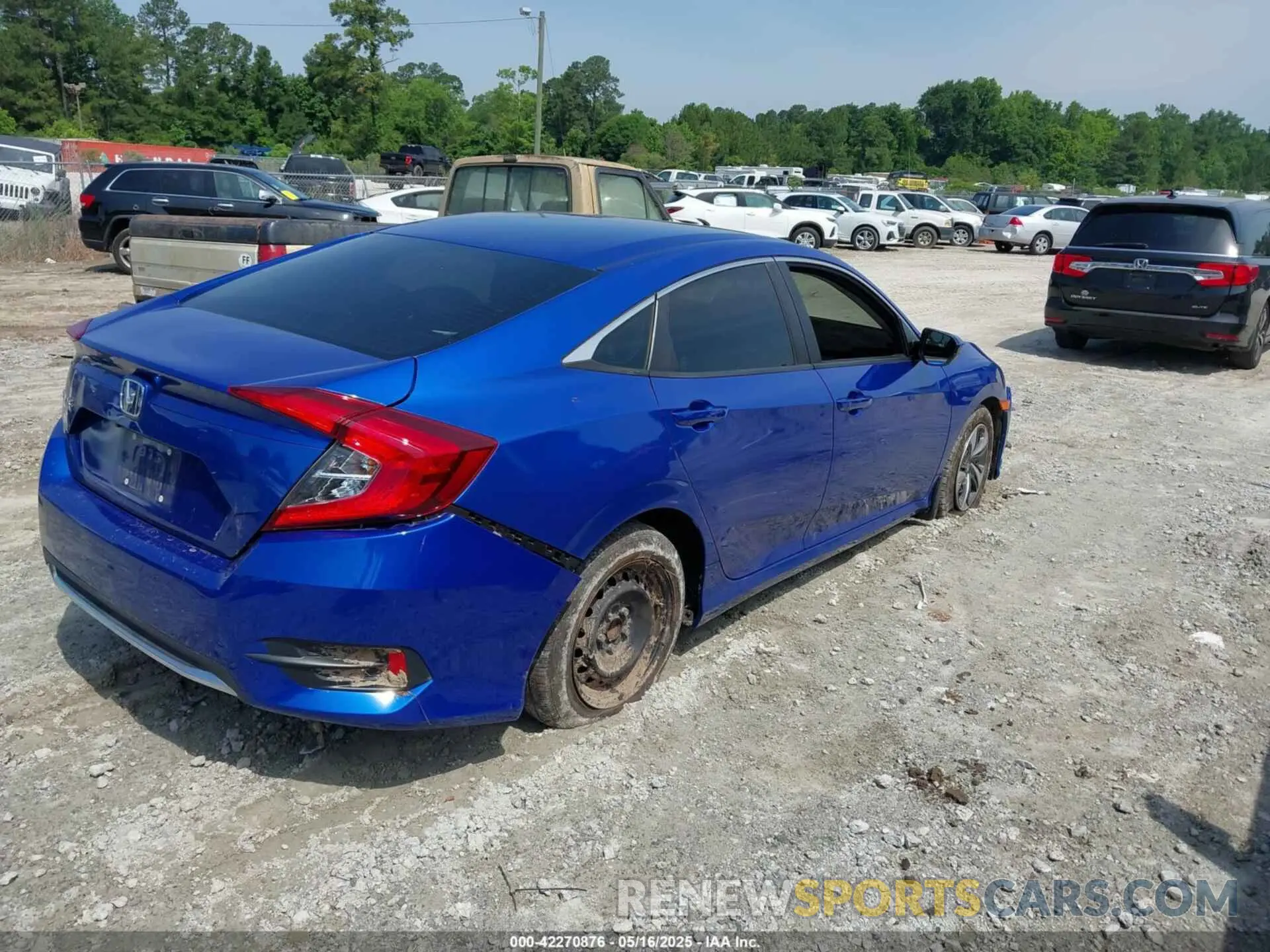 4 fotografías del automóvil dañado 19XFC2F63KE022254 HONDA CIVIC 2019
