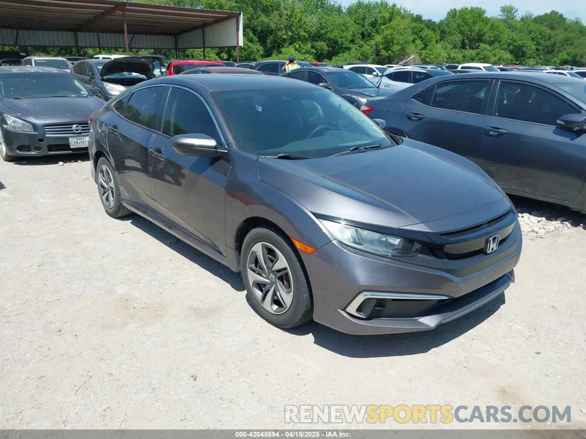 1 fotografías del automóvil dañado 19XFC2F63KE025722 HONDA CIVIC 2019