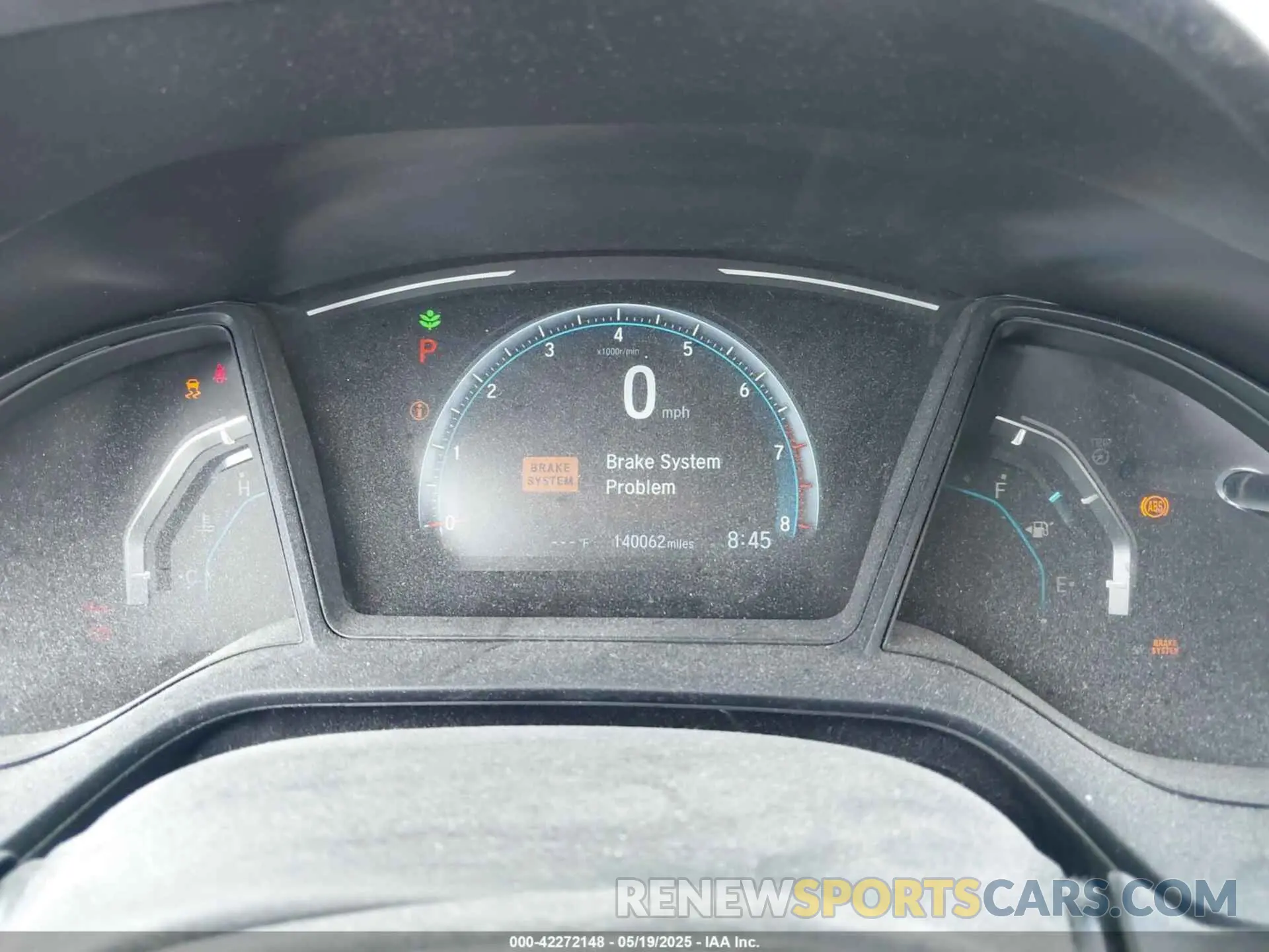 7 fotografías del automóvil dañado 19XFC2F63KE035117 HONDA CIVIC 2019