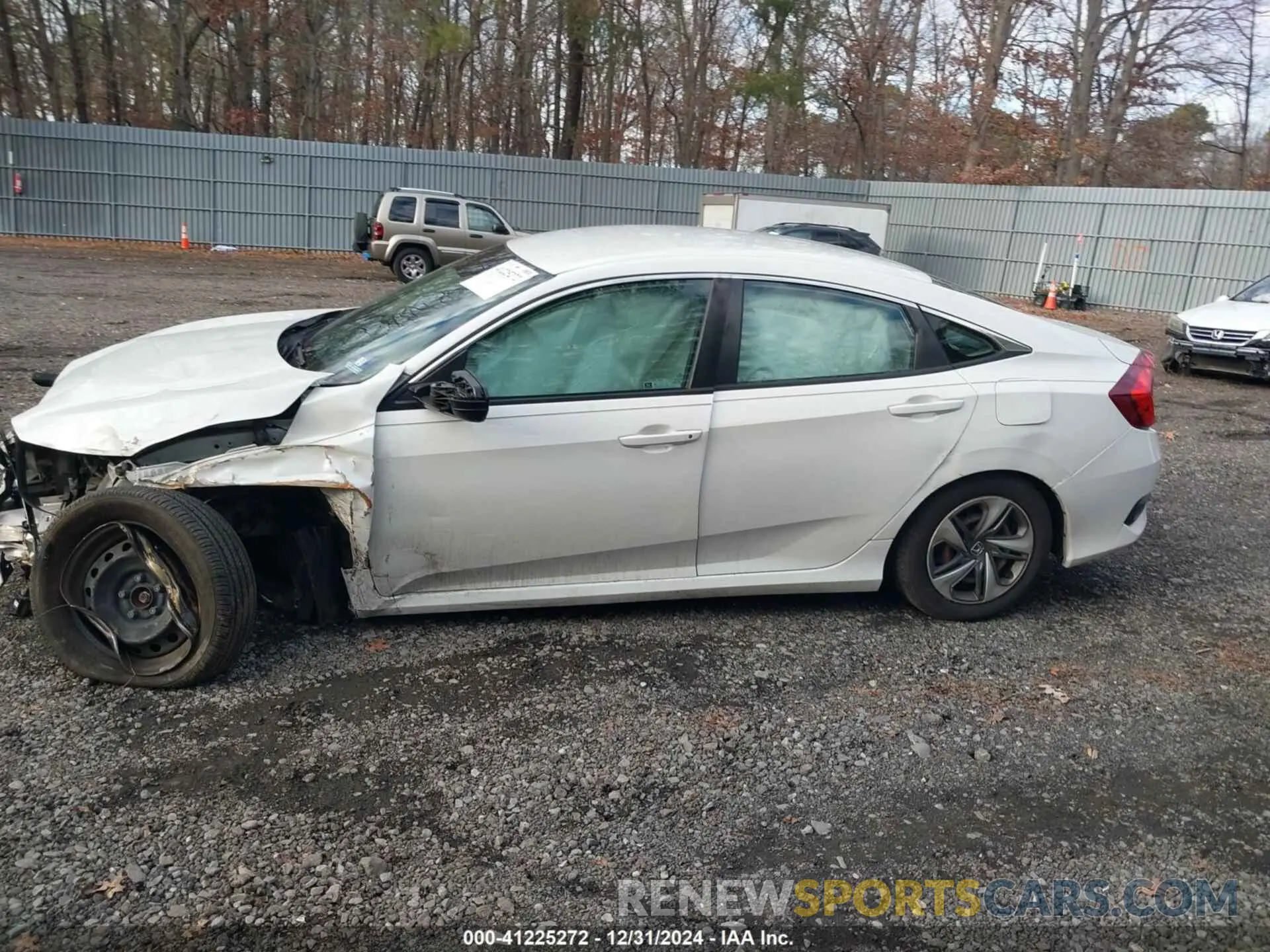 14 fotografías del automóvil dañado 19XFC2F63KE203225 HONDA CIVIC 2019