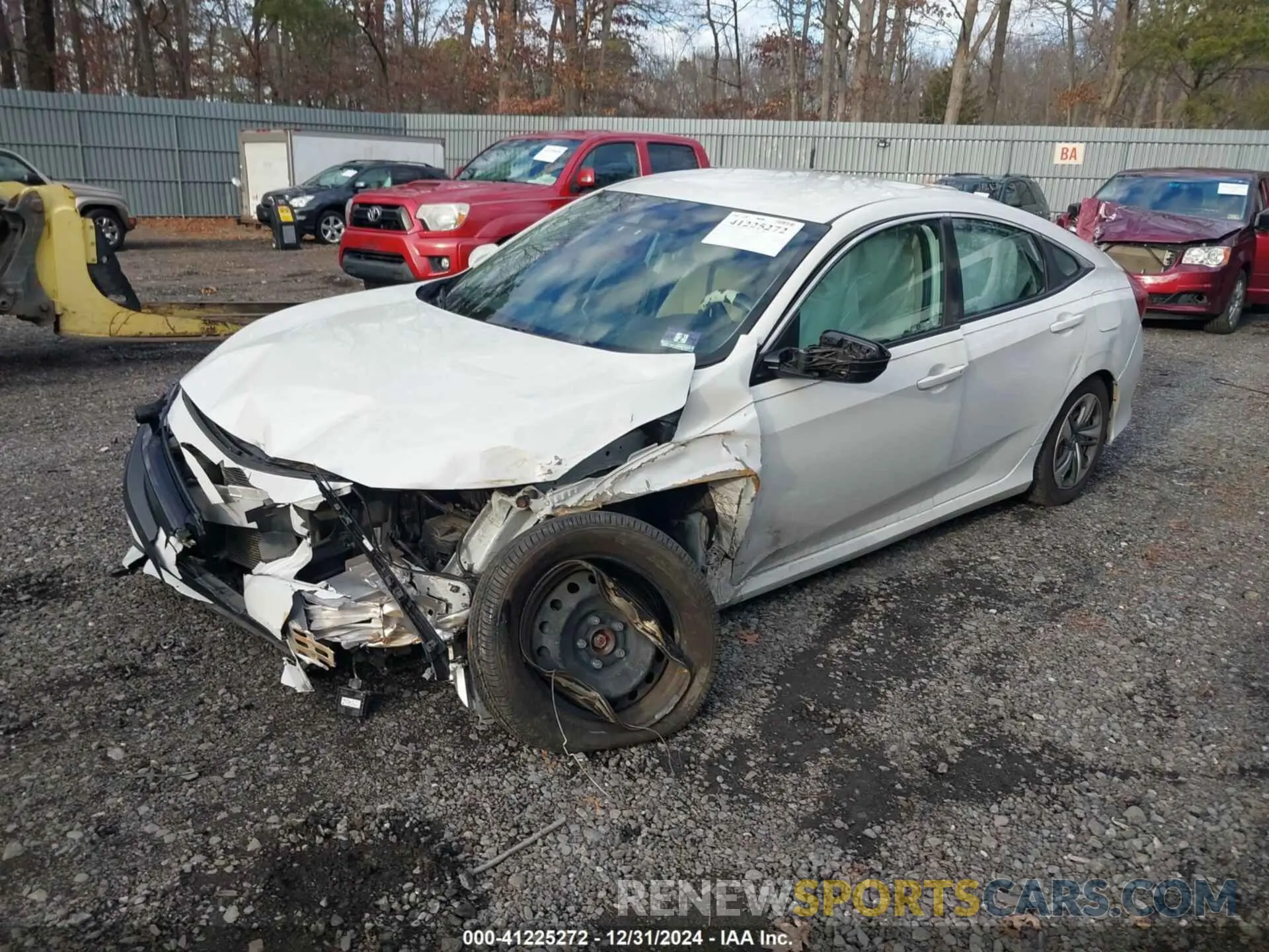 2 fotografías del automóvil dañado 19XFC2F63KE203225 HONDA CIVIC 2019