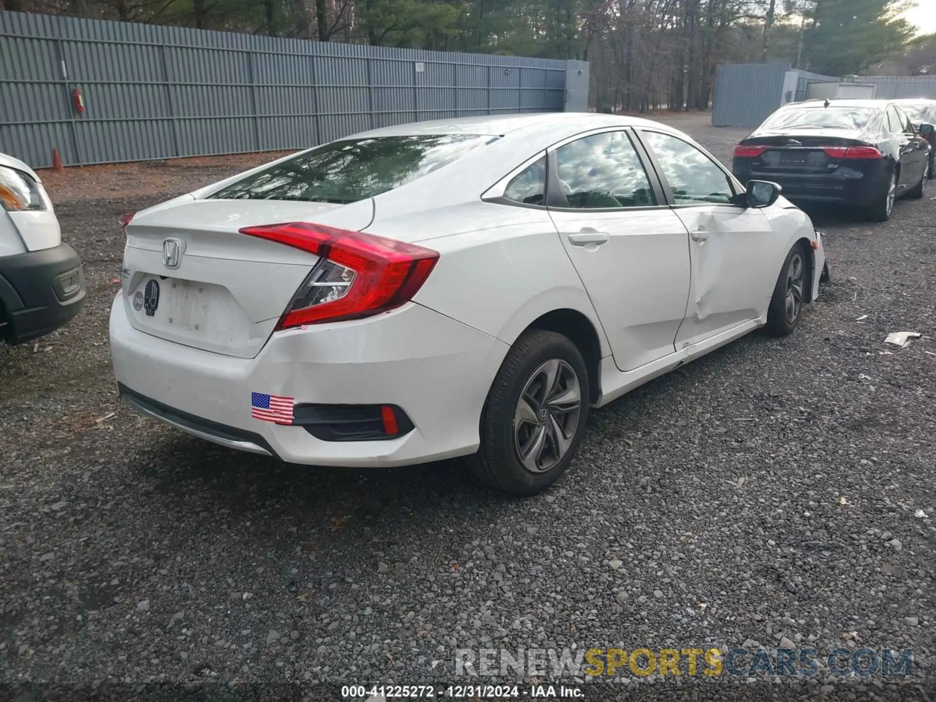 4 fotografías del automóvil dañado 19XFC2F63KE203225 HONDA CIVIC 2019