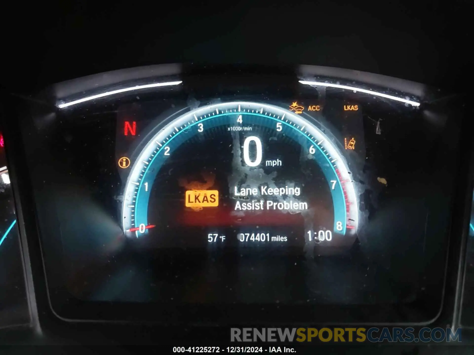 7 fotografías del automóvil dañado 19XFC2F63KE203225 HONDA CIVIC 2019