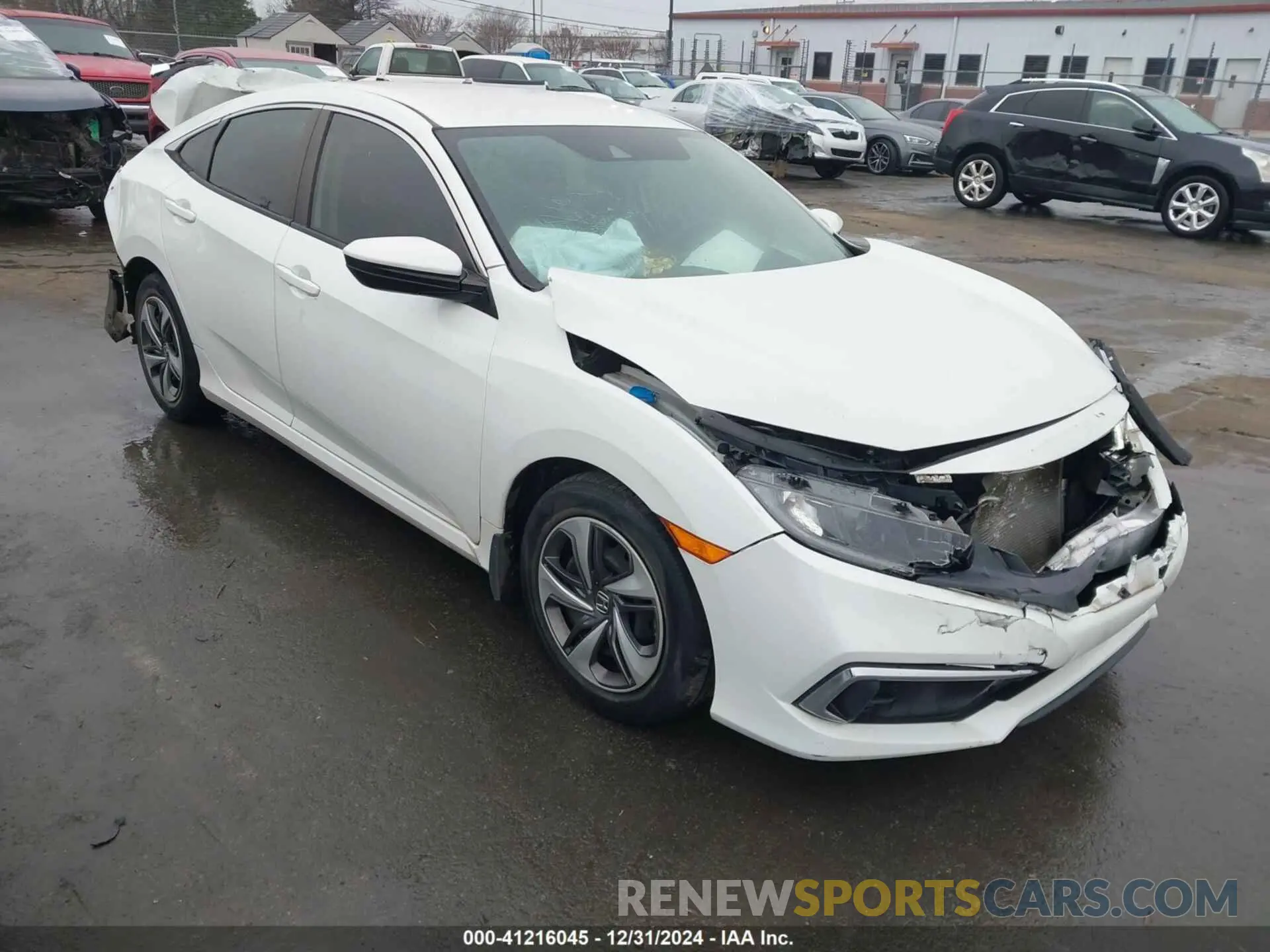 1 fotografías del automóvil dañado 19XFC2F64KE014924 HONDA CIVIC 2019