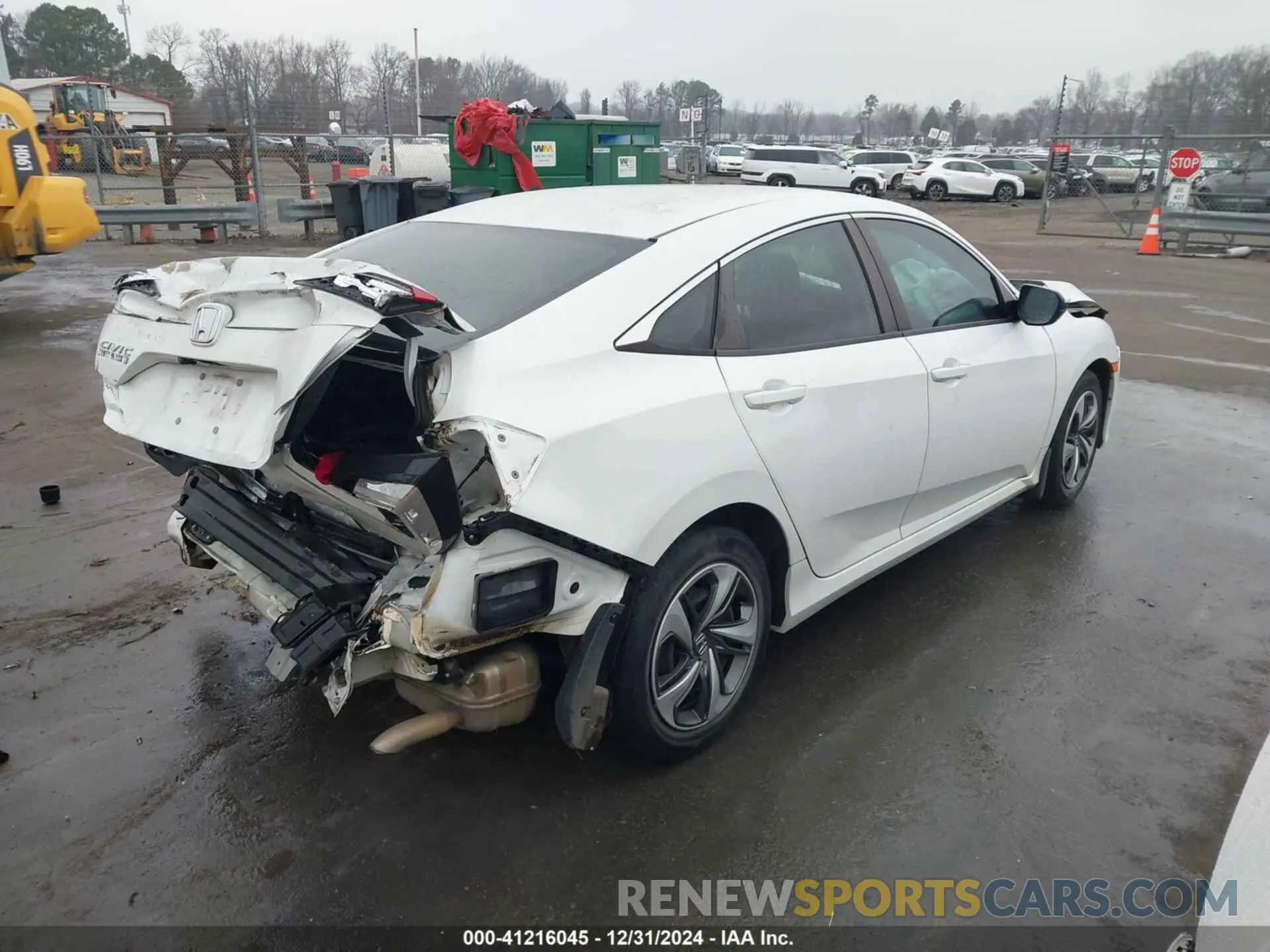 4 fotografías del automóvil dañado 19XFC2F64KE014924 HONDA CIVIC 2019