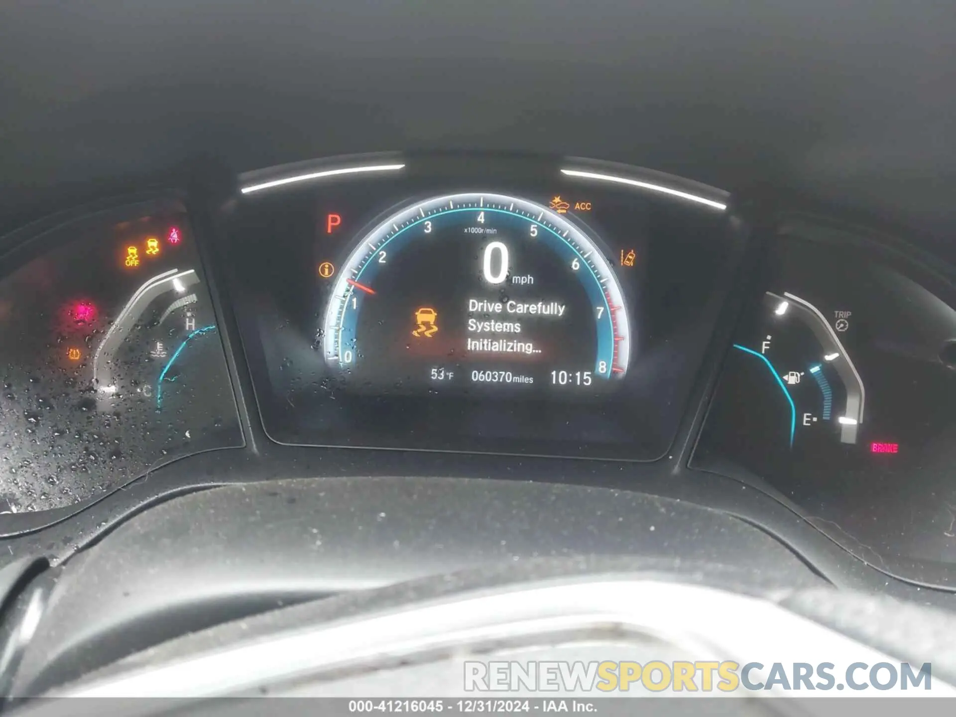 7 fotografías del automóvil dañado 19XFC2F64KE014924 HONDA CIVIC 2019