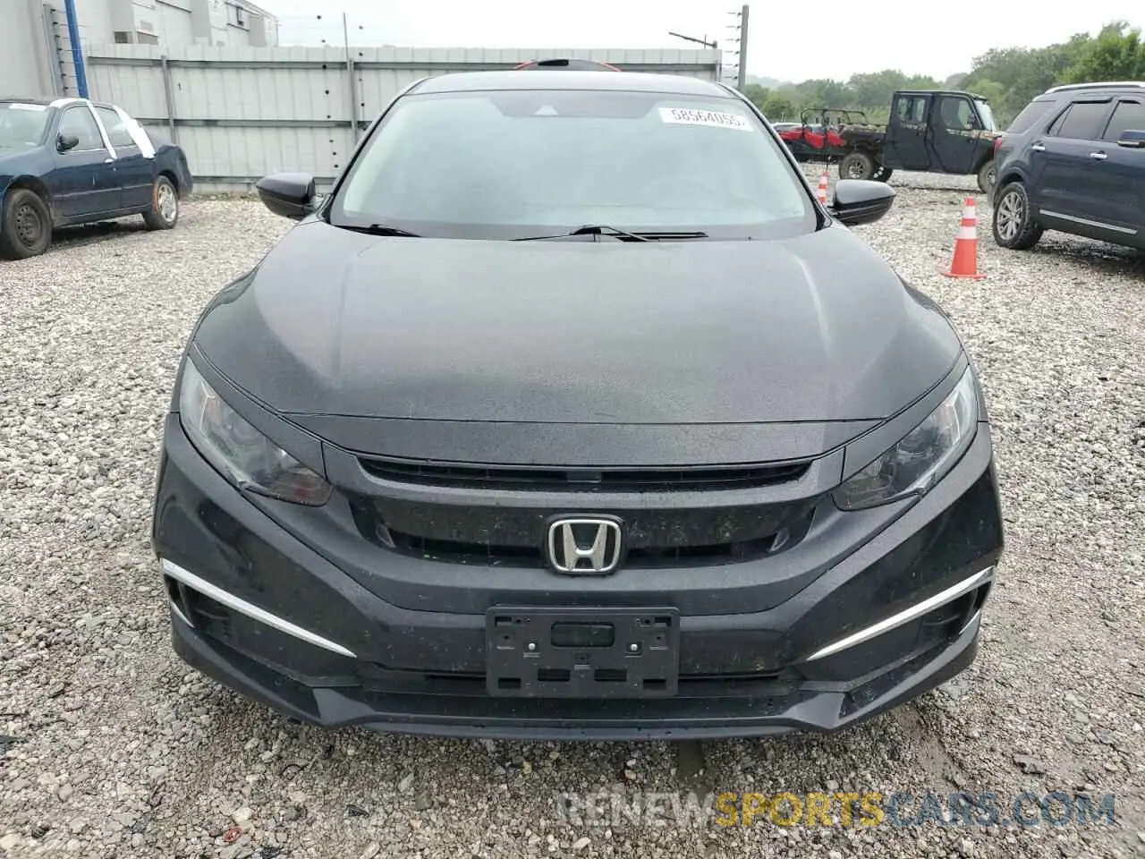 5 fotografías del automóvil dañado 19XFC2F64KE026197 HONDA CIVIC 2019