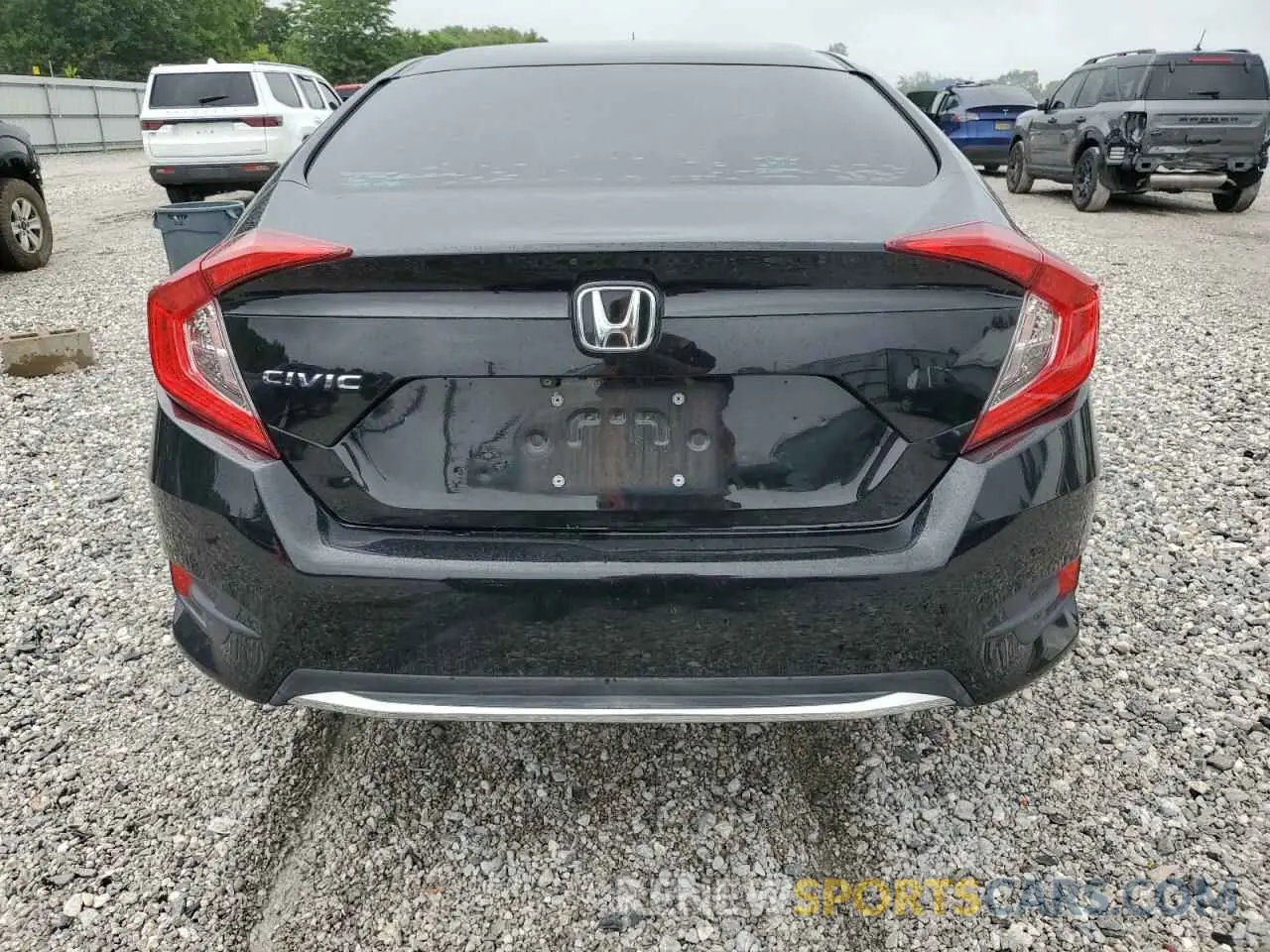 6 fotografías del automóvil dañado 19XFC2F64KE026197 HONDA CIVIC 2019