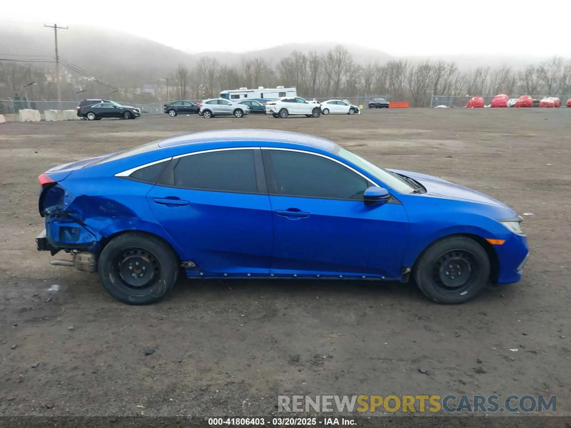 14 fotografías del automóvil dañado 19XFC2F64KE029682 HONDA CIVIC 2019