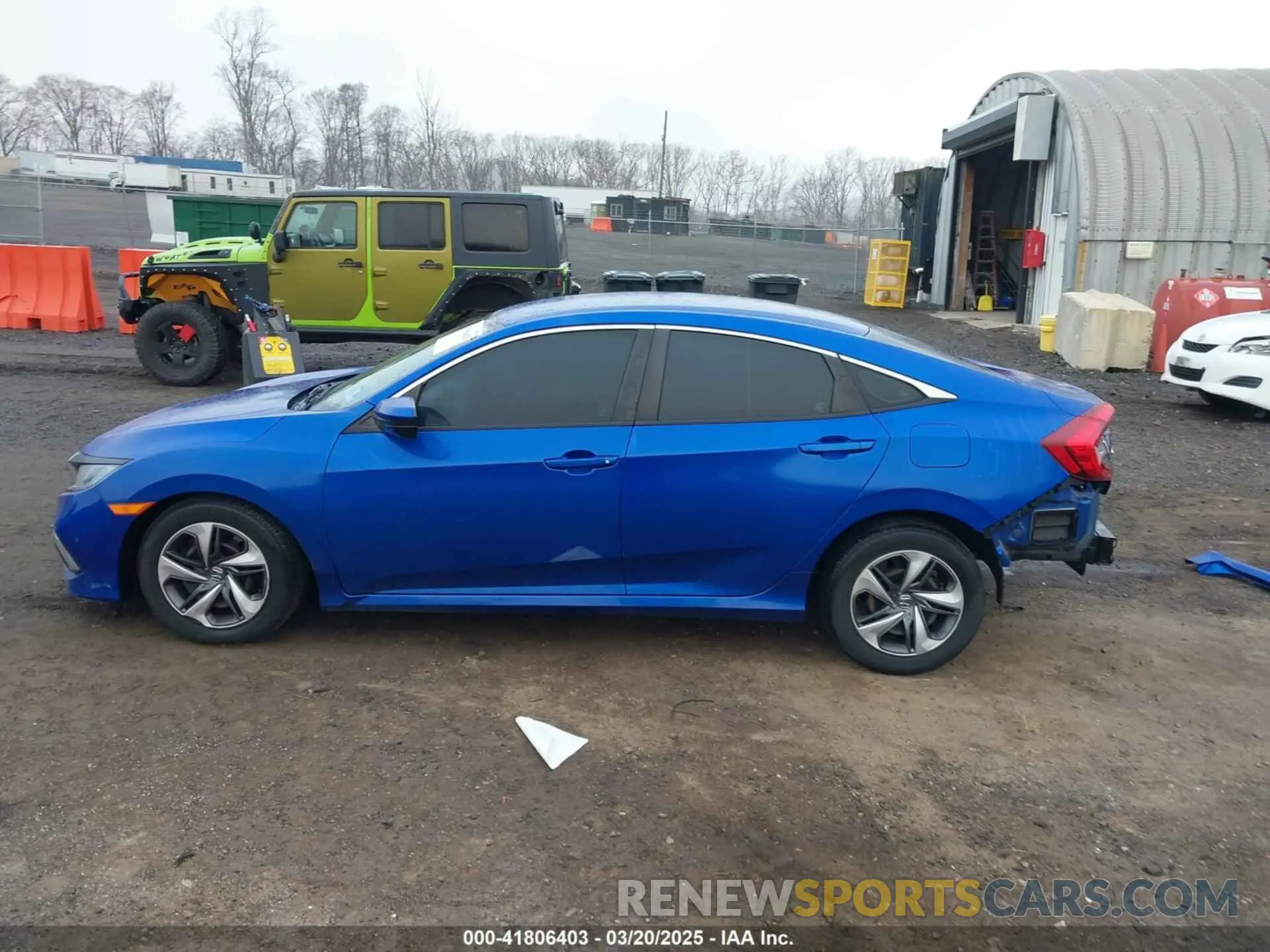 15 fotografías del automóvil dañado 19XFC2F64KE029682 HONDA CIVIC 2019
