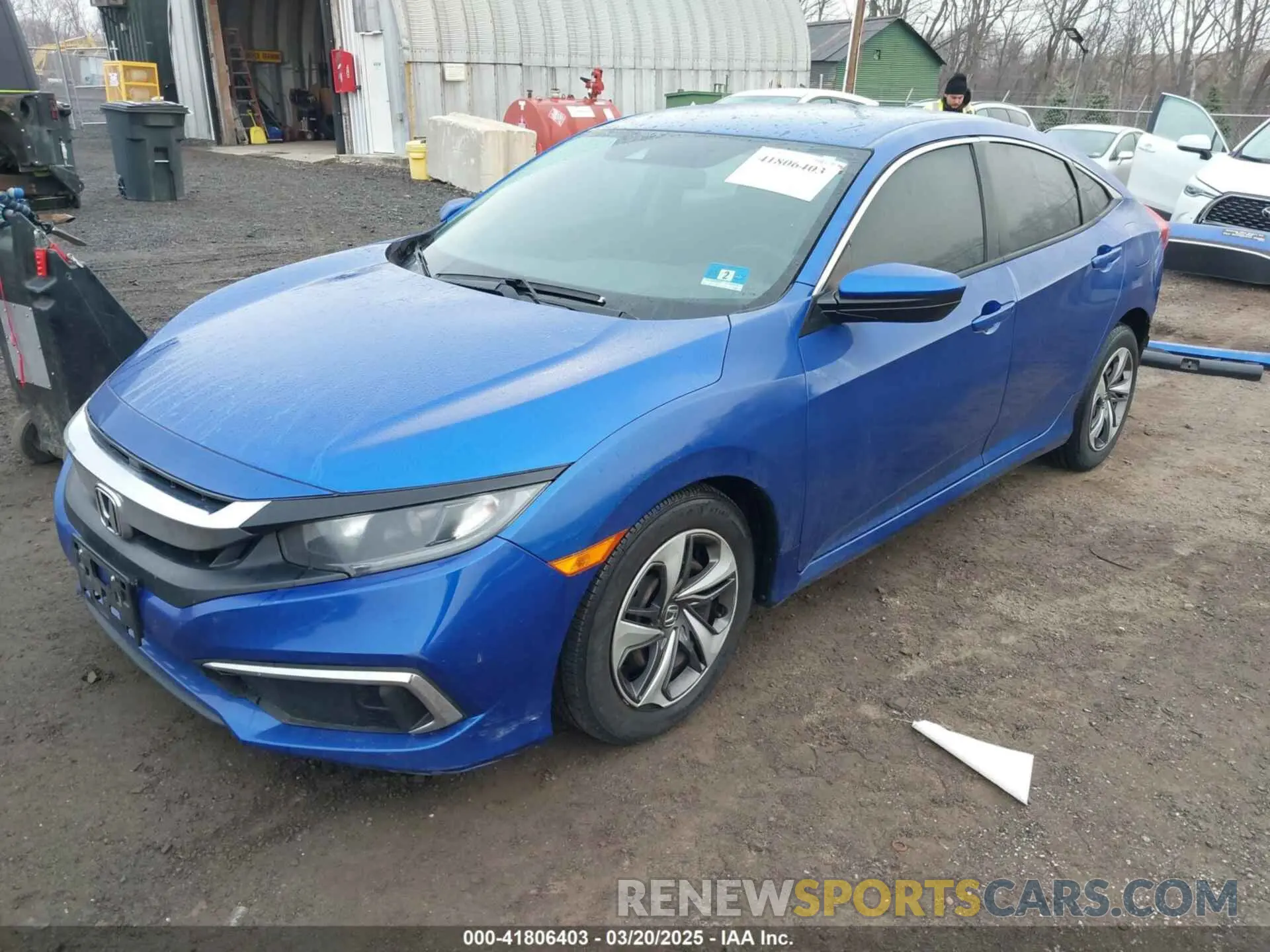 2 fotografías del automóvil dañado 19XFC2F64KE029682 HONDA CIVIC 2019