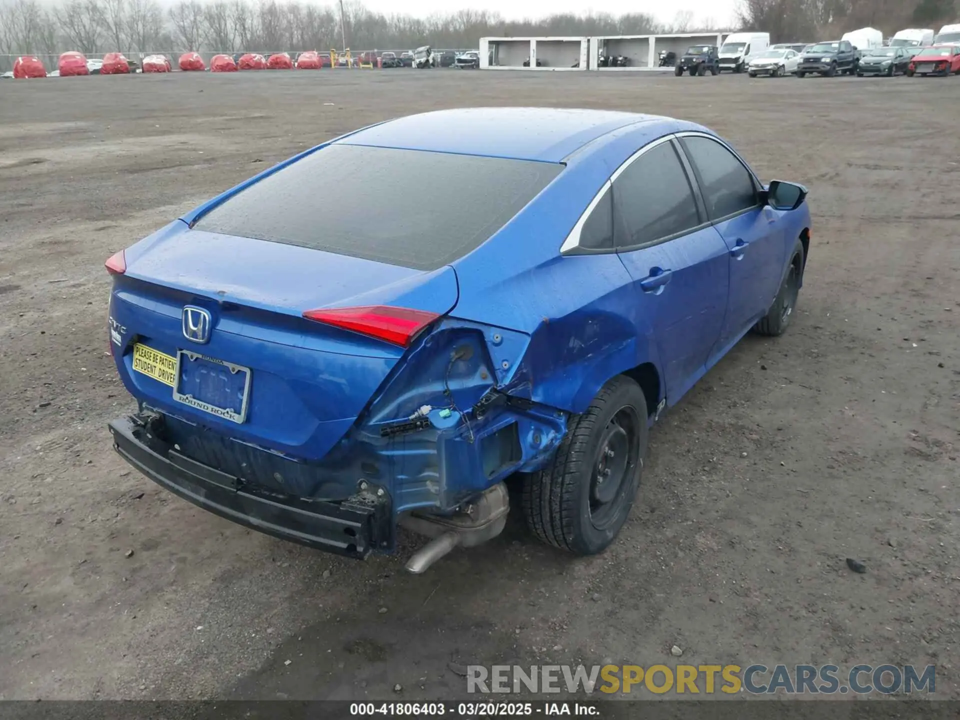 4 fotografías del automóvil dañado 19XFC2F64KE029682 HONDA CIVIC 2019