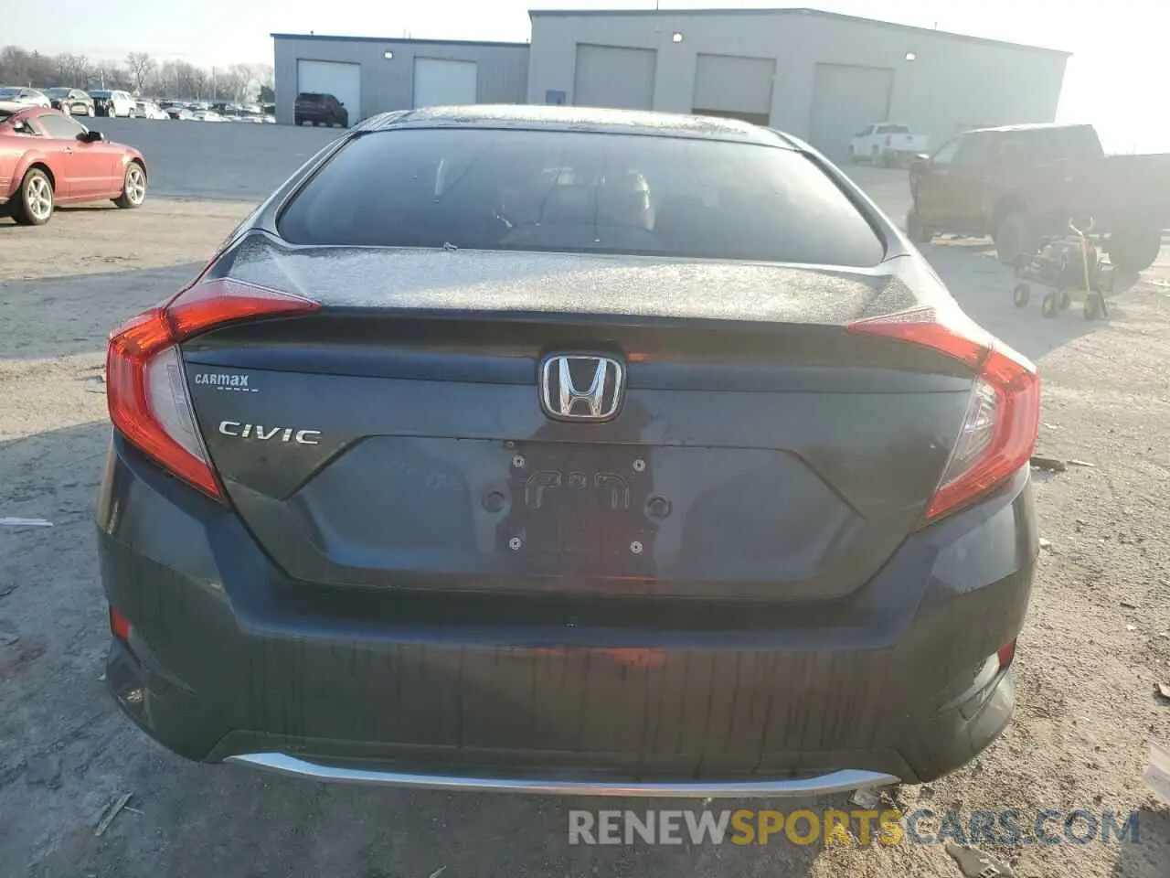 6 fotografías del automóvil dañado 19XFC2F64KE041380 HONDA CIVIC 2019