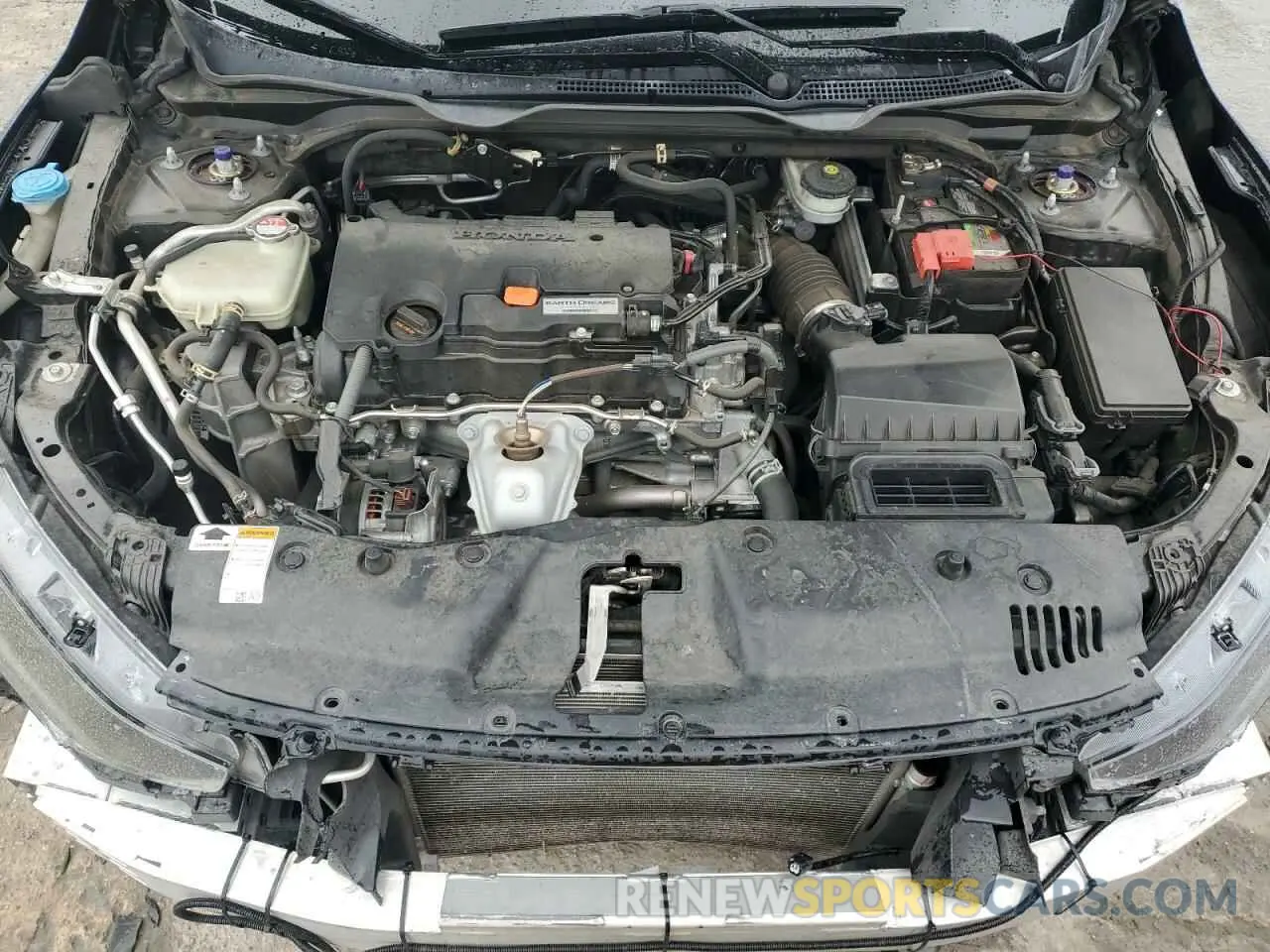 11 fotografías del automóvil dañado 19XFC2F64KE200625 HONDA CIVIC 2019