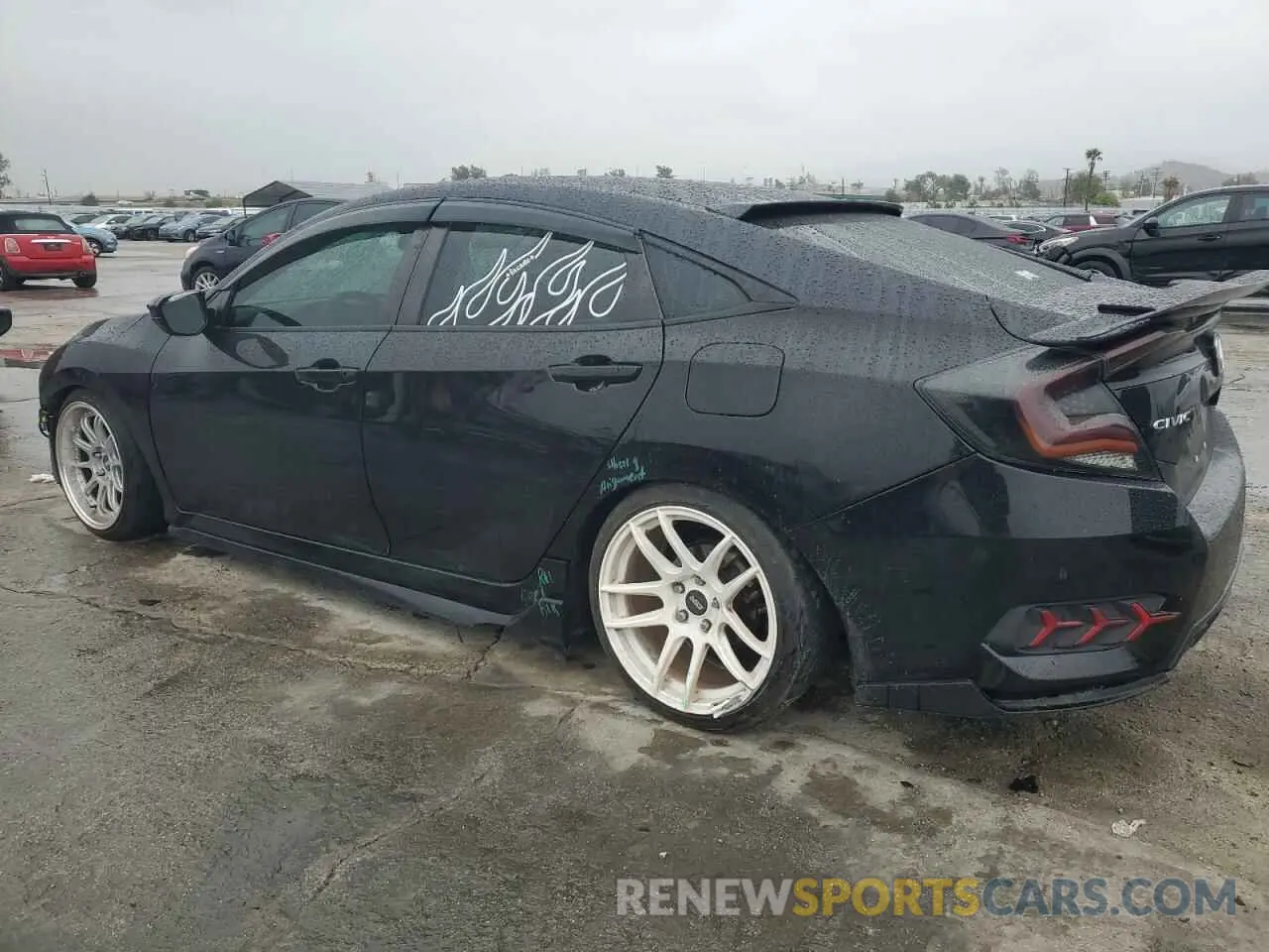 2 fotografías del automóvil dañado 19XFC2F64KE200625 HONDA CIVIC 2019