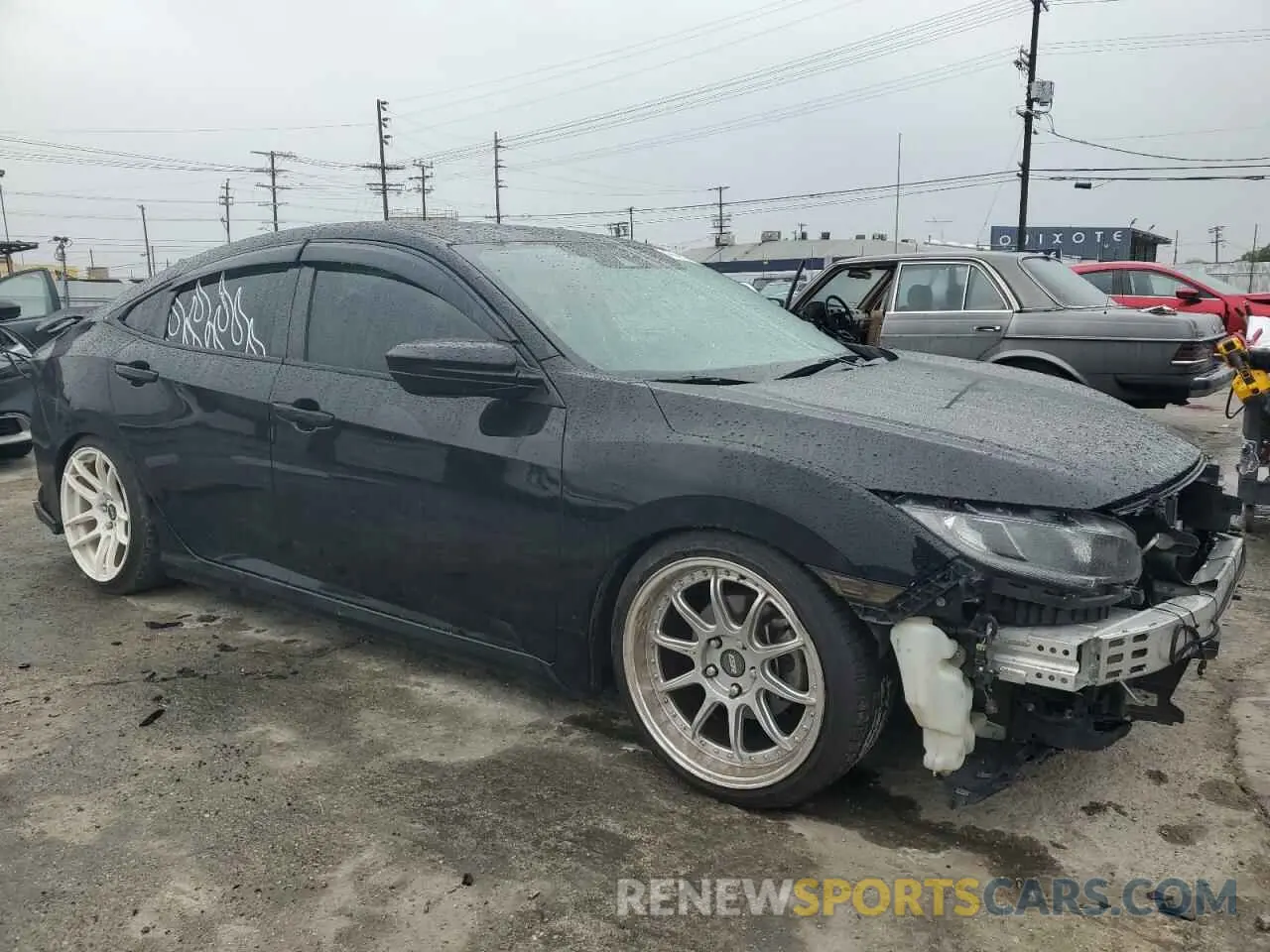 4 fotografías del automóvil dañado 19XFC2F64KE200625 HONDA CIVIC 2019