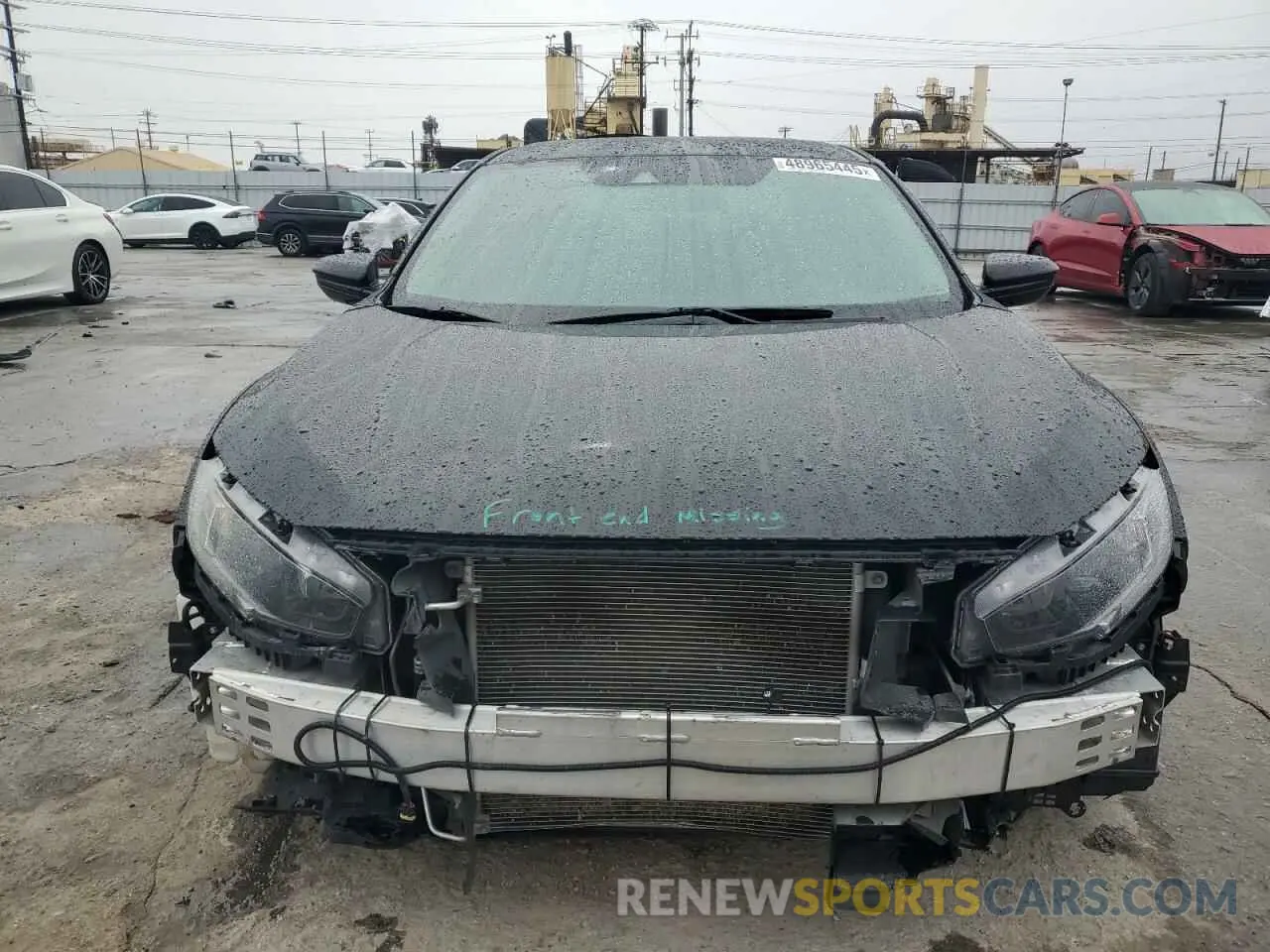 5 fotografías del automóvil dañado 19XFC2F64KE200625 HONDA CIVIC 2019