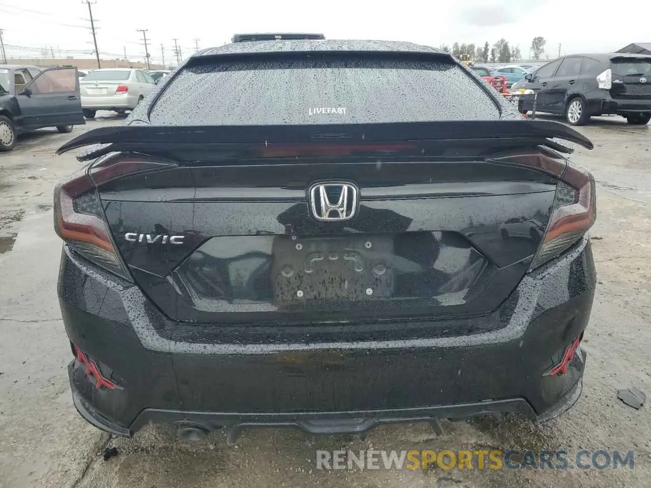 6 fotografías del automóvil dañado 19XFC2F64KE200625 HONDA CIVIC 2019