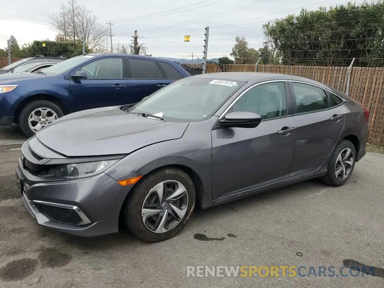 1 fotografías del automóvil dañado 19XFC2F64KE206831 HONDA CIVIC 2019