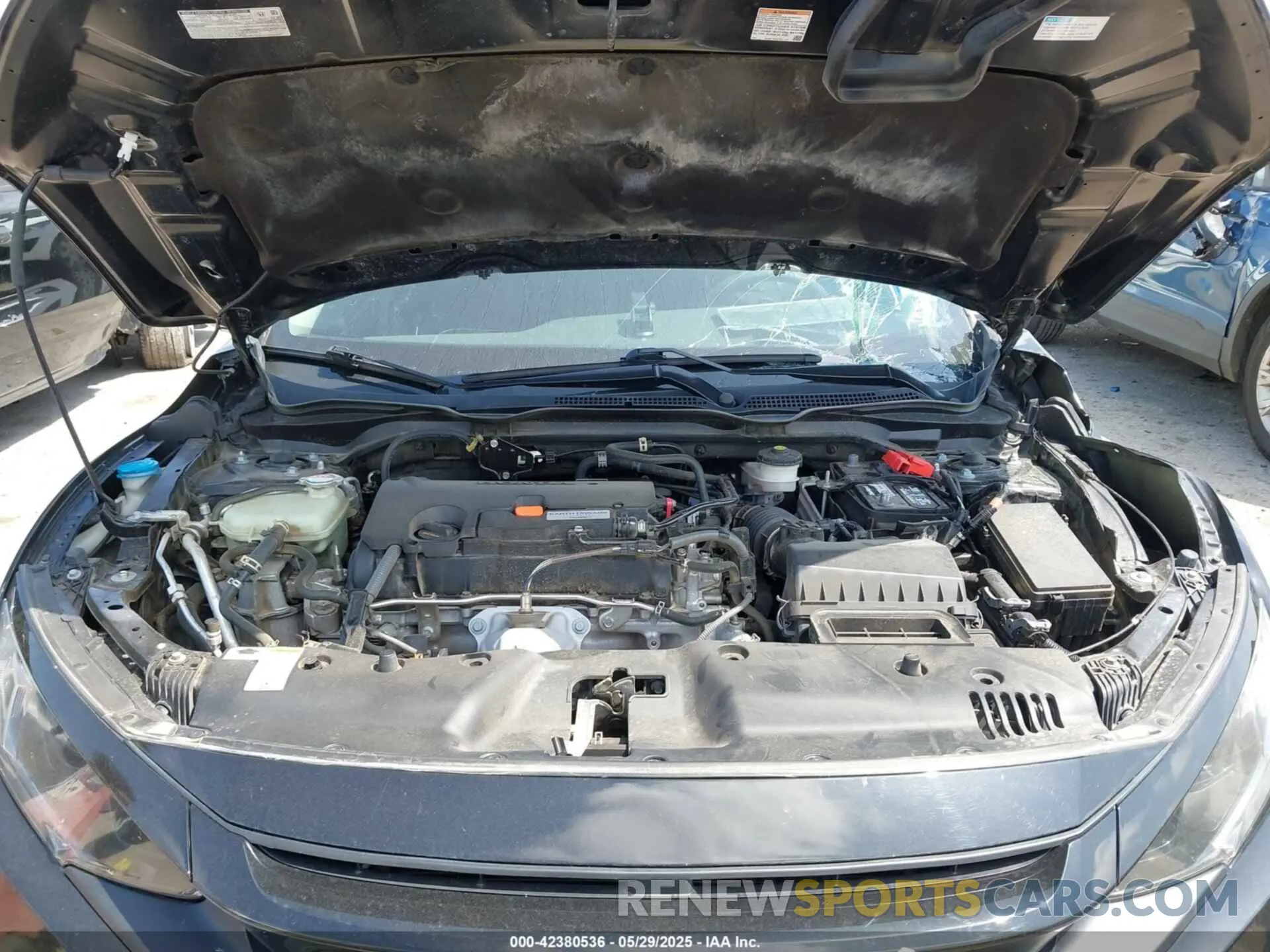 10 fotografías del automóvil dañado 19XFC2F65KE000658 HONDA CIVIC 2019