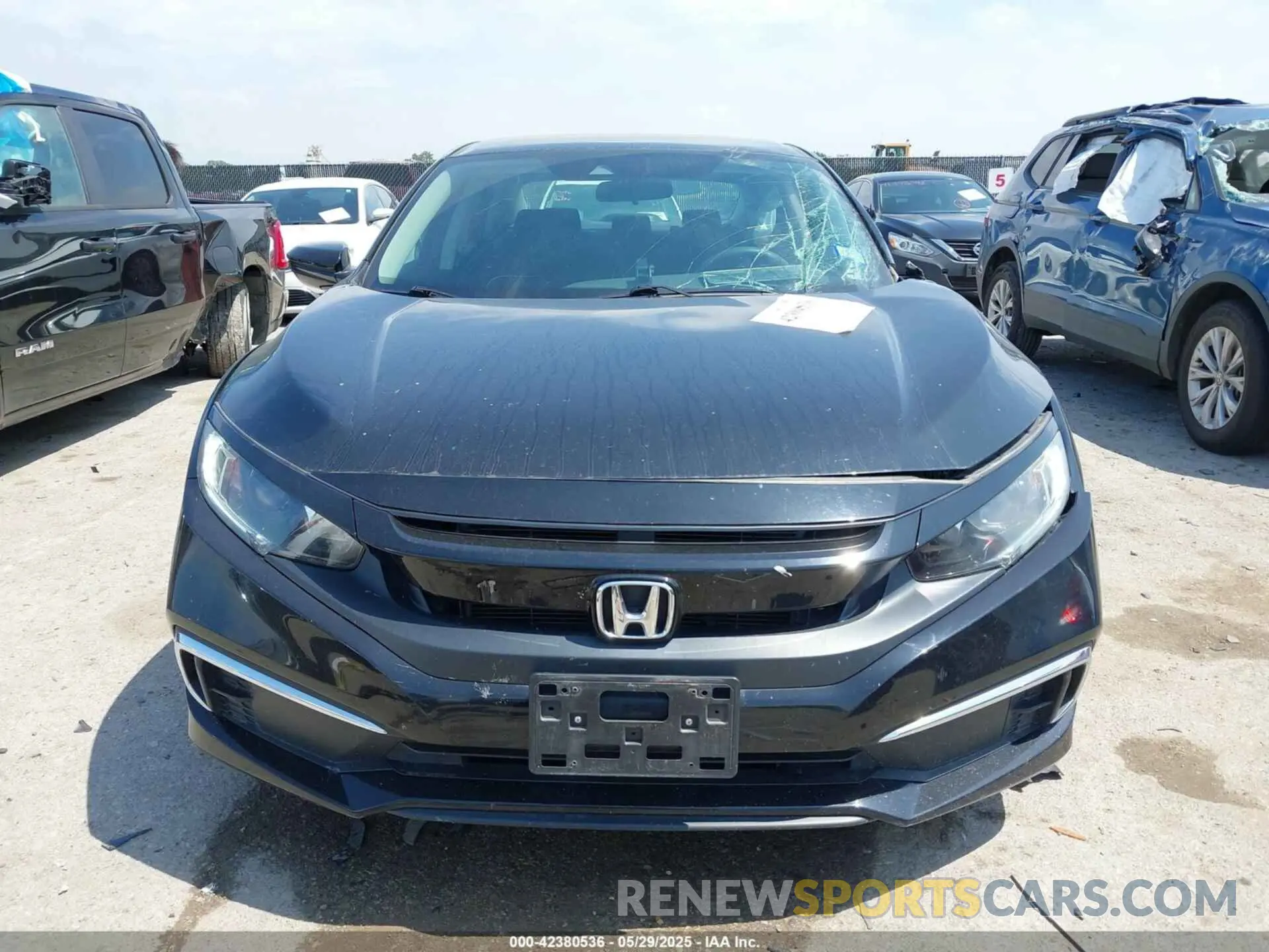 13 fotografías del automóvil dañado 19XFC2F65KE000658 HONDA CIVIC 2019