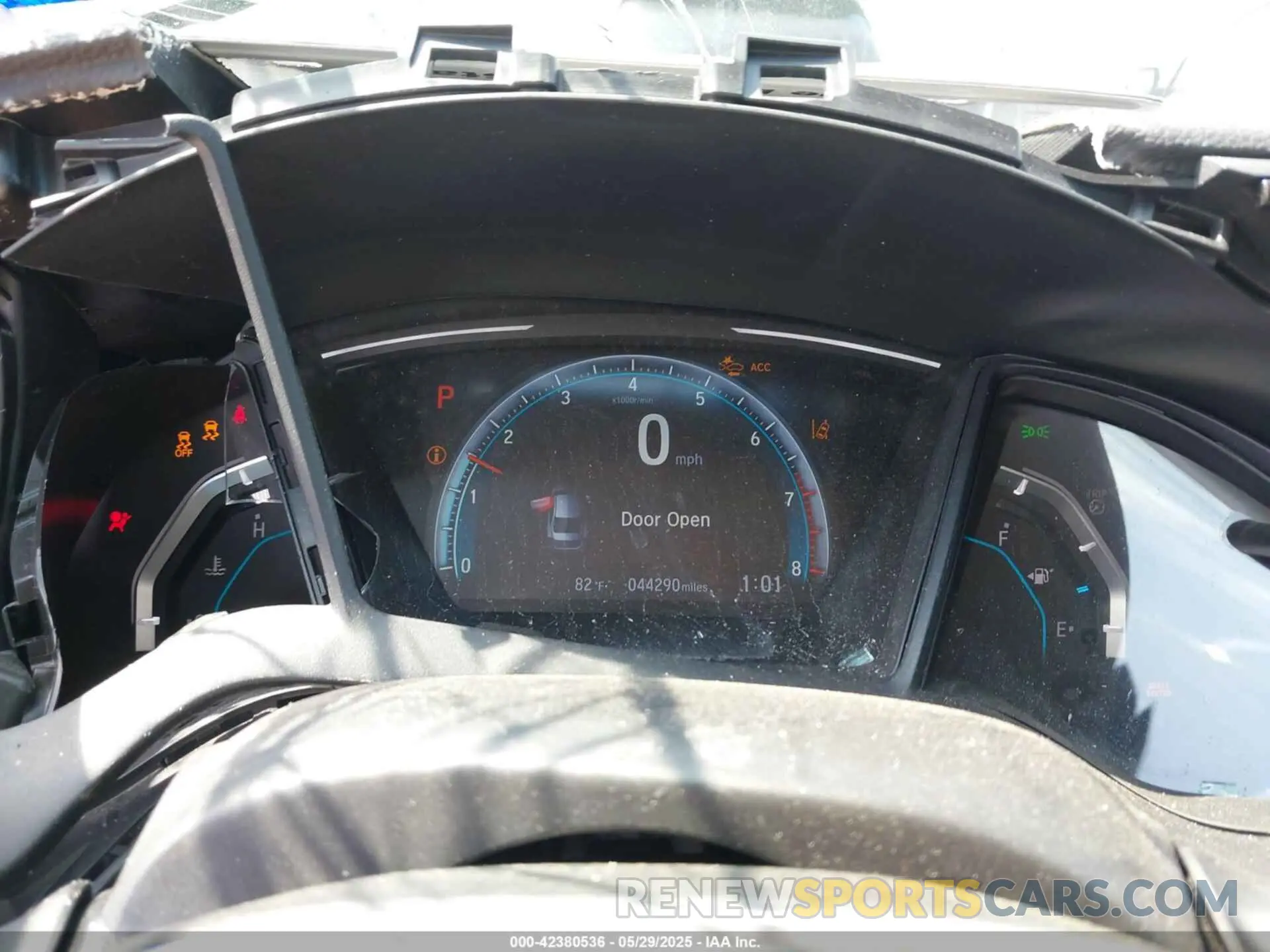 7 fotografías del automóvil dañado 19XFC2F65KE000658 HONDA CIVIC 2019