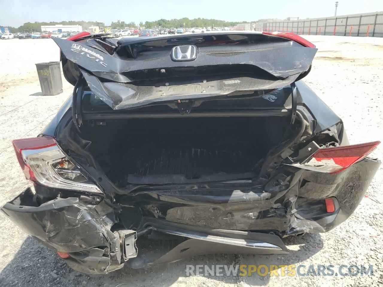 6 fotografías del automóvil dañado 19XFC2F65KE021137 HONDA CIVIC 2019