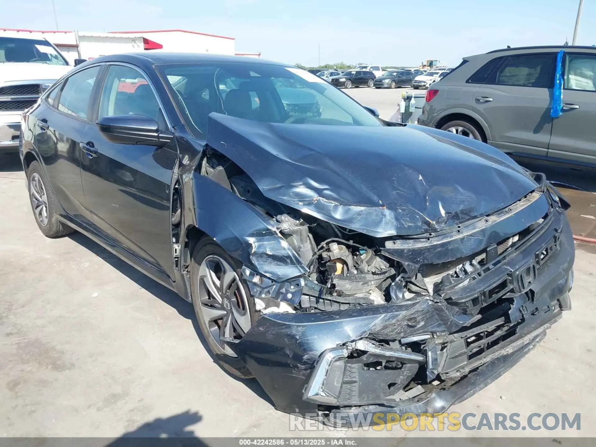 1 fotografías del automóvil dañado 19XFC2F65KE027701 HONDA CIVIC 2019