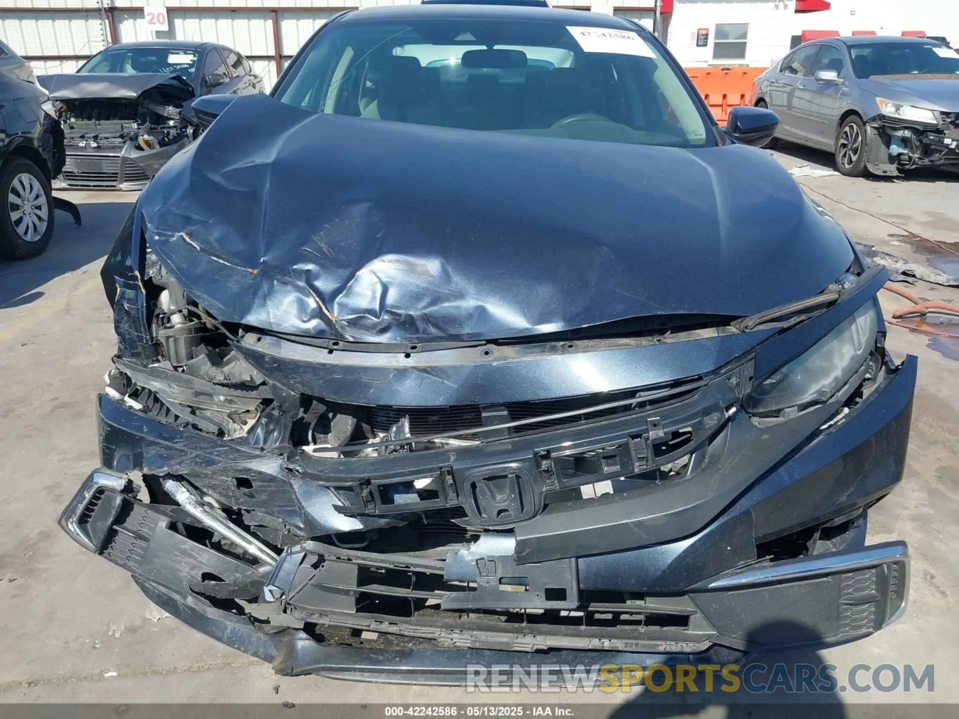 12 fotografías del automóvil dañado 19XFC2F65KE027701 HONDA CIVIC 2019