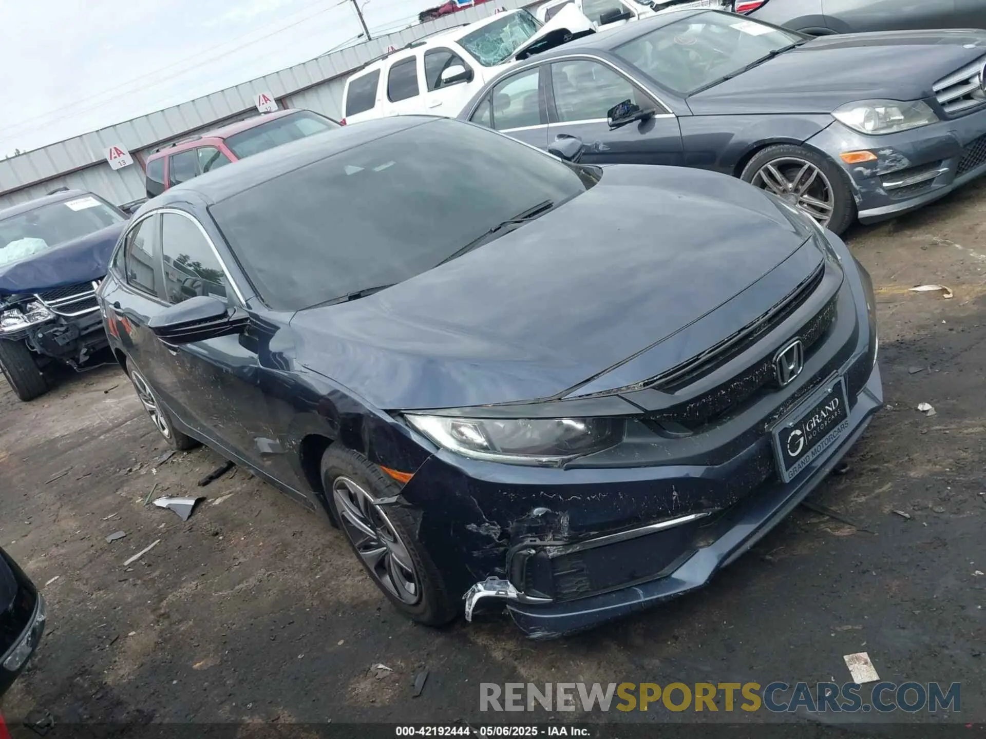 1 fotografías del automóvil dañado 19XFC2F65KE029884 HONDA CIVIC 2019