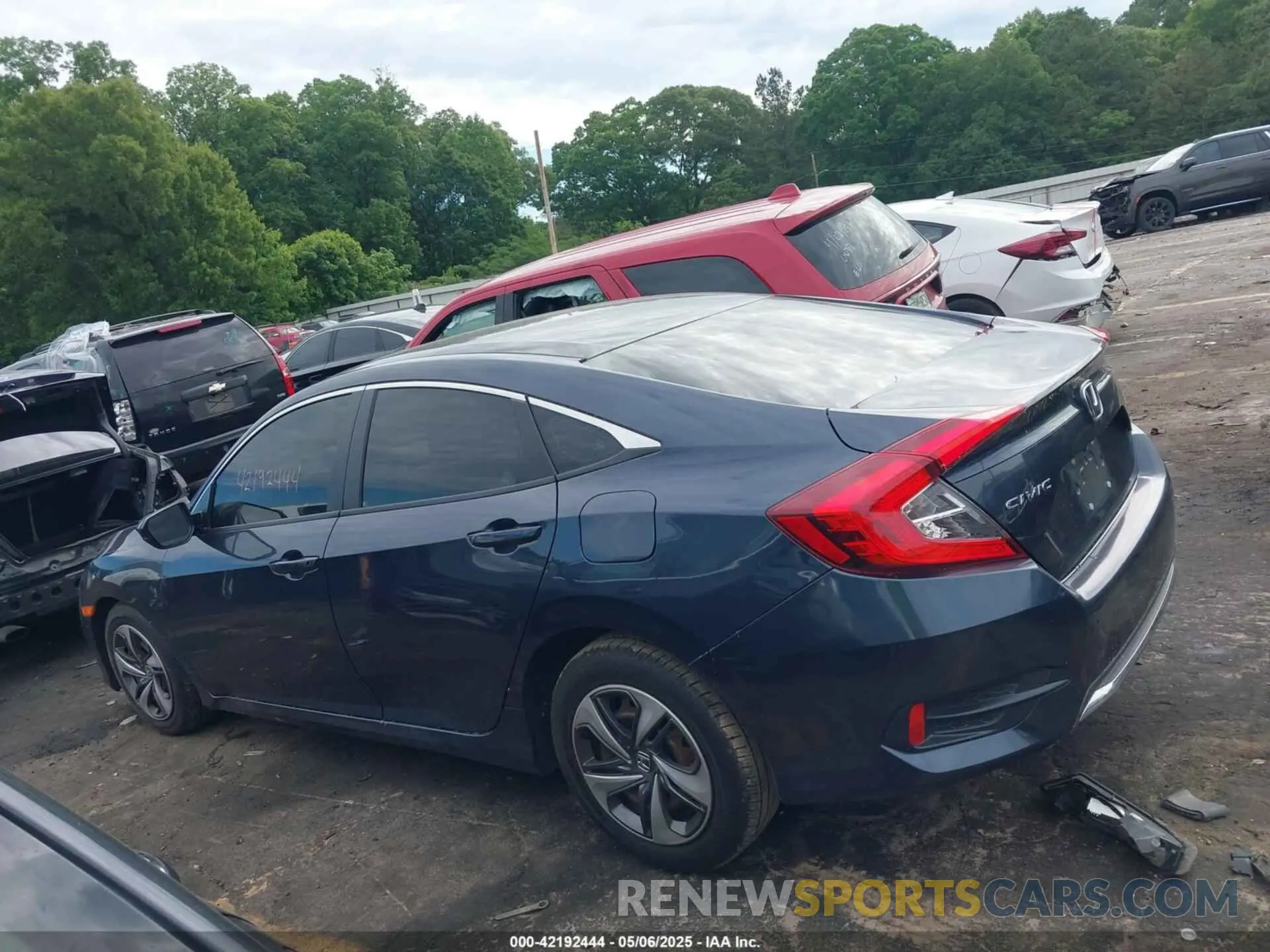 14 fotografías del automóvil dañado 19XFC2F65KE029884 HONDA CIVIC 2019