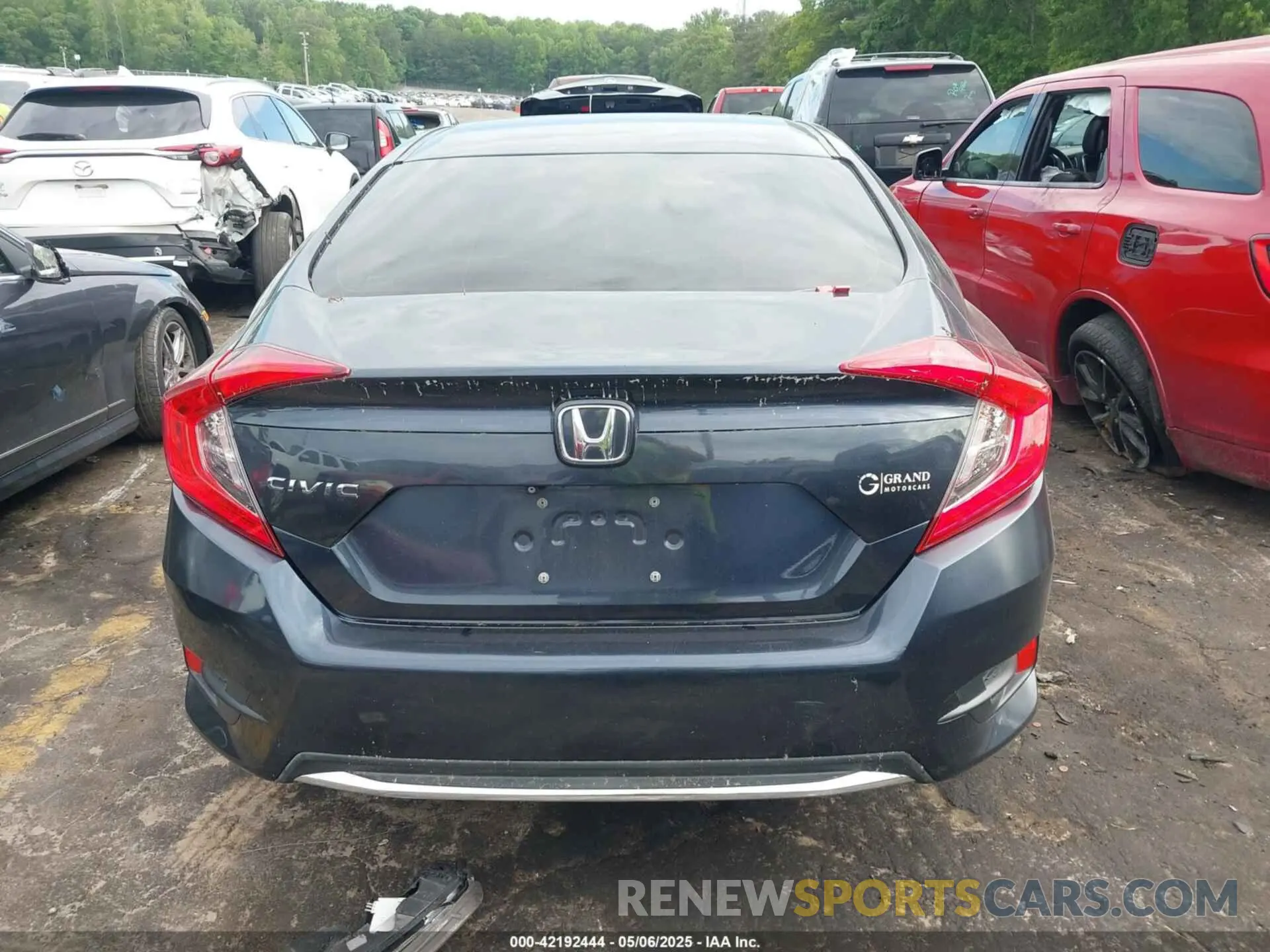 16 fotografías del automóvil dañado 19XFC2F65KE029884 HONDA CIVIC 2019