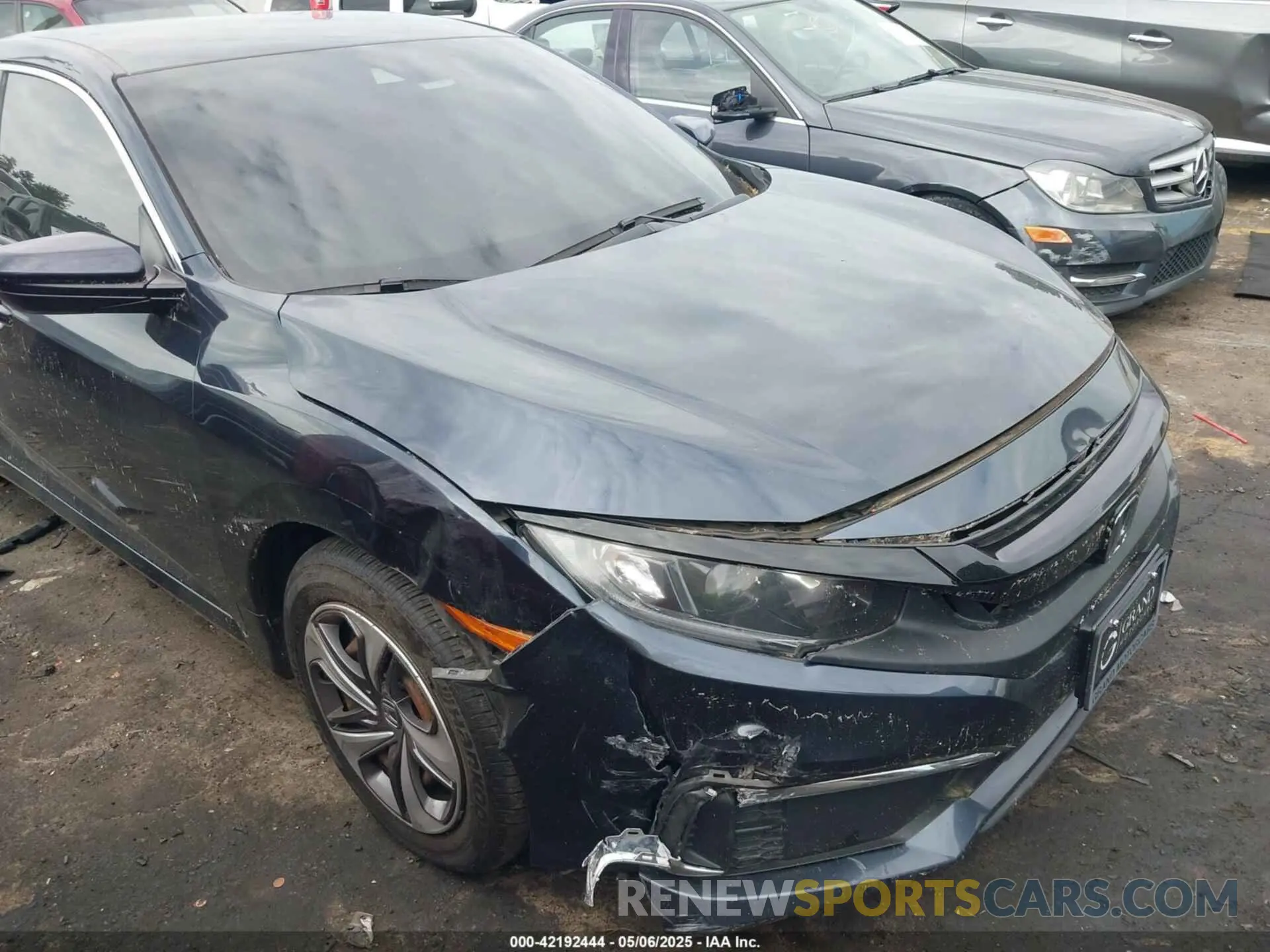 6 fotografías del automóvil dañado 19XFC2F65KE029884 HONDA CIVIC 2019