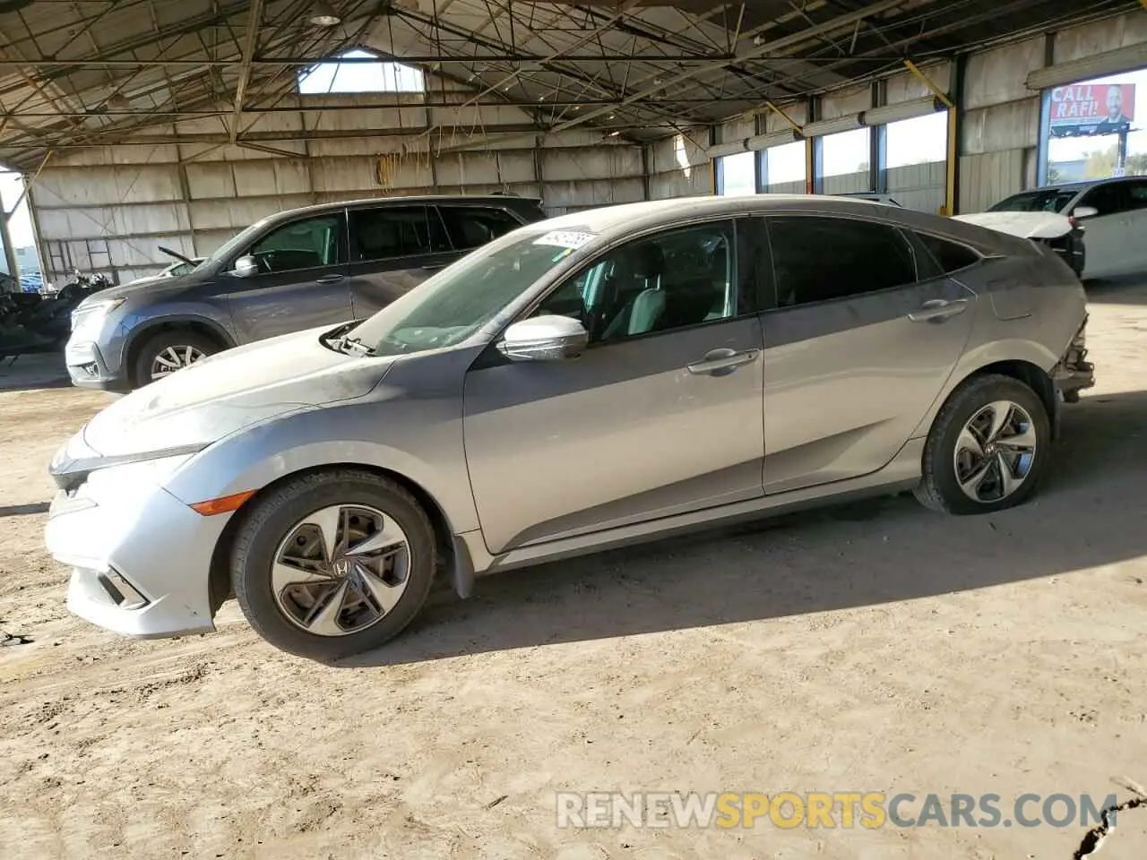 1 fotografías del automóvil dañado 19XFC2F65KE042215 HONDA CIVIC 2019