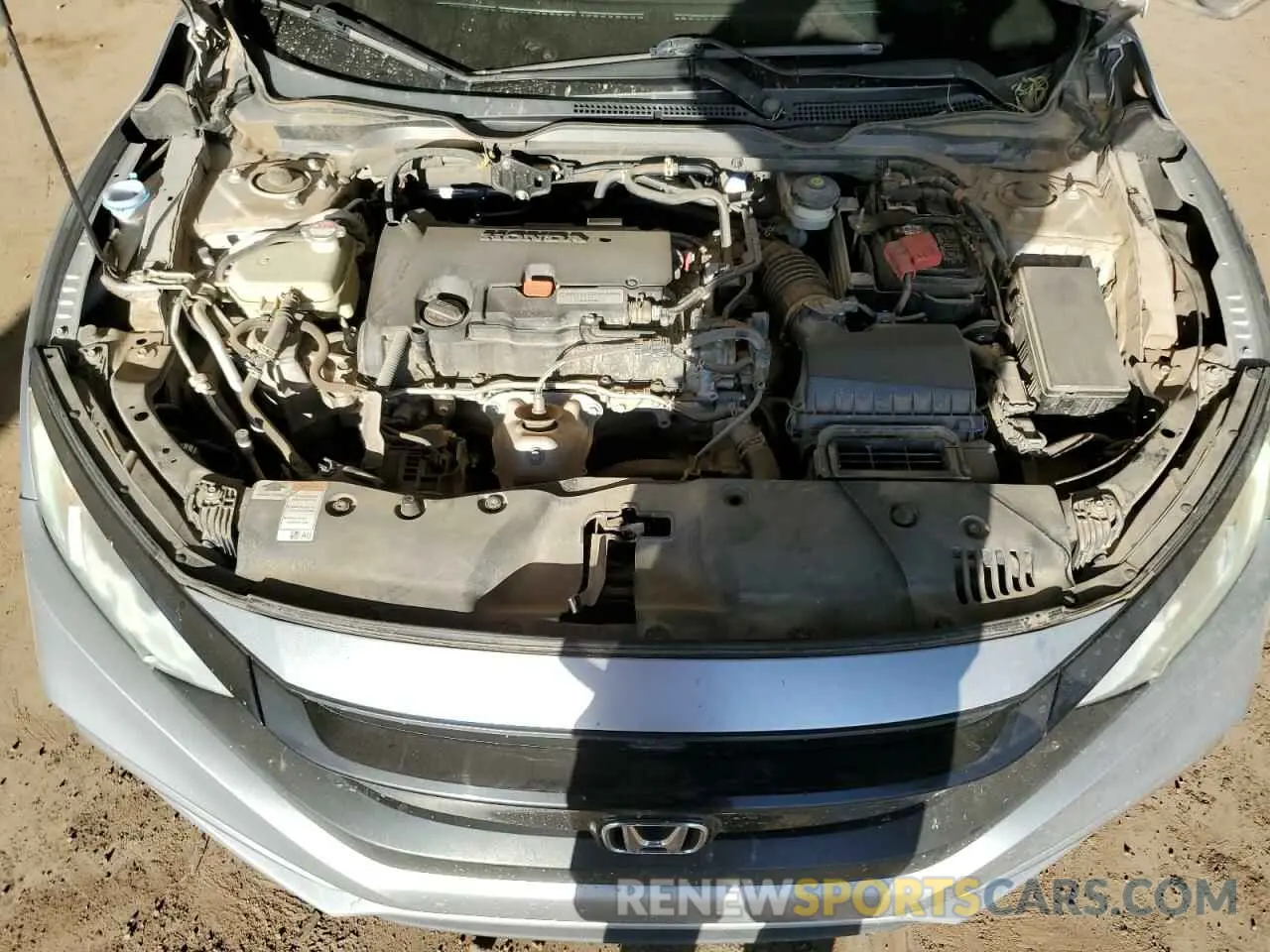 11 fotografías del automóvil dañado 19XFC2F65KE042215 HONDA CIVIC 2019