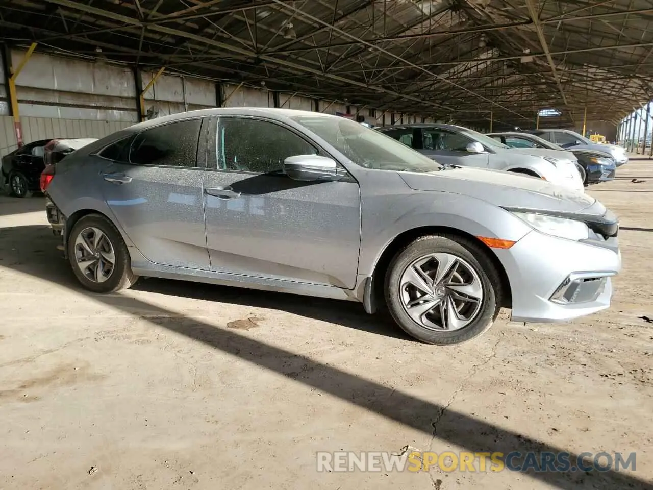 4 fotografías del automóvil dañado 19XFC2F65KE042215 HONDA CIVIC 2019