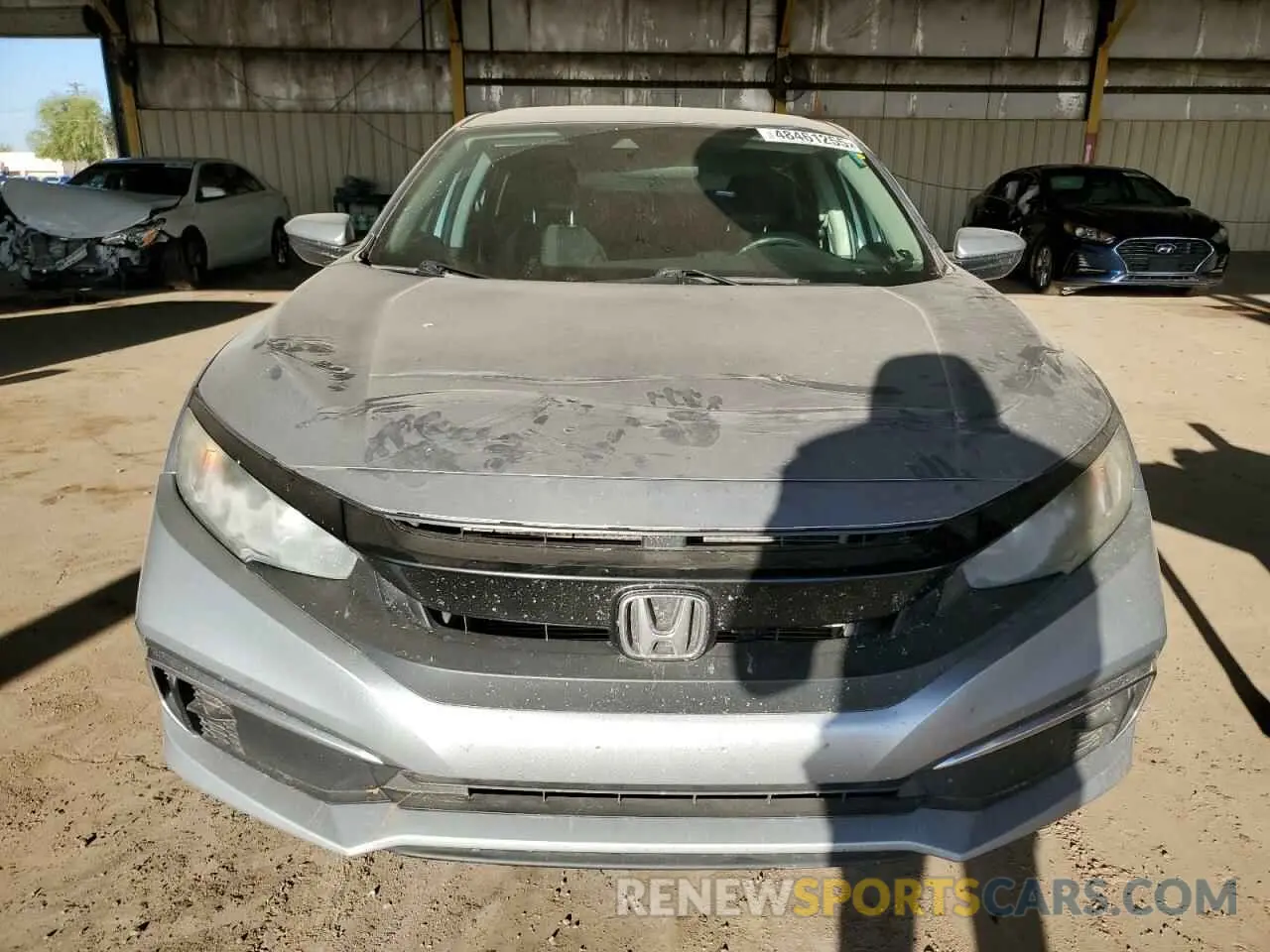 5 fotografías del automóvil dañado 19XFC2F65KE042215 HONDA CIVIC 2019