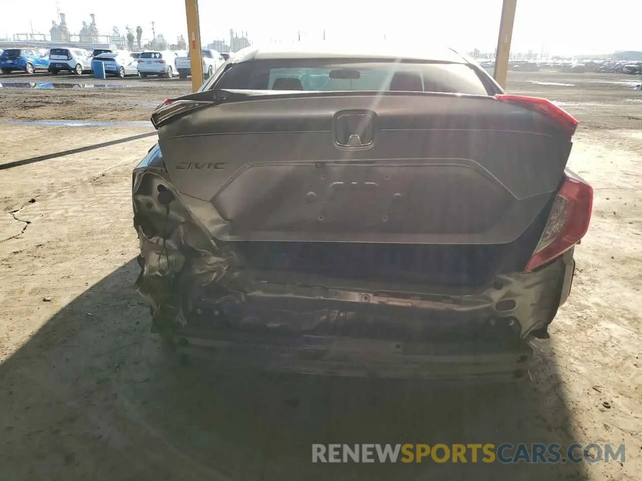 6 fotografías del automóvil dañado 19XFC2F65KE042215 HONDA CIVIC 2019