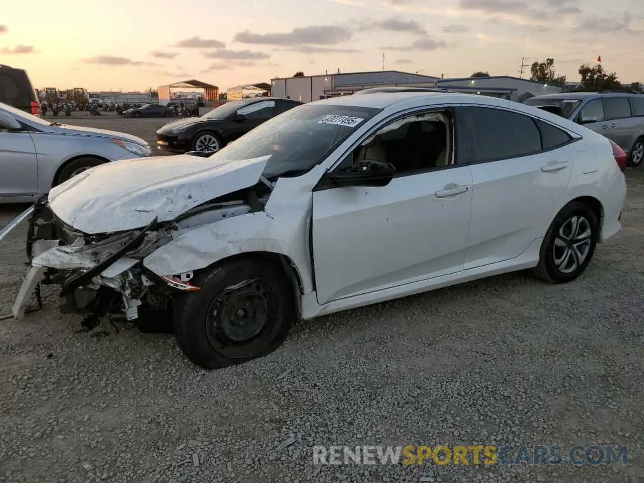 1 fotografías del automóvil dañado 19XFC2F65KE208216 HONDA CIVIC 2019