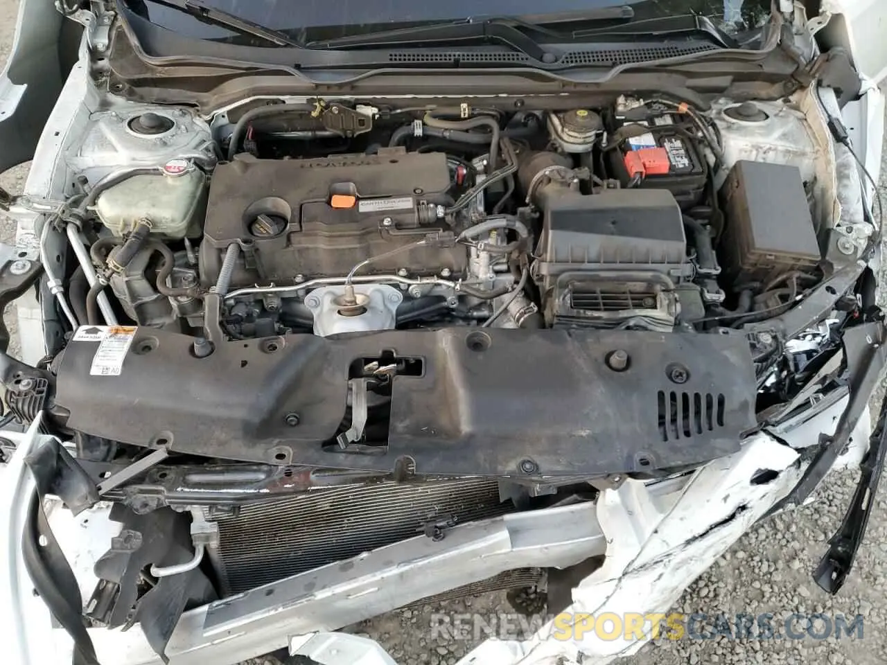11 fotografías del automóvil dañado 19XFC2F65KE208216 HONDA CIVIC 2019