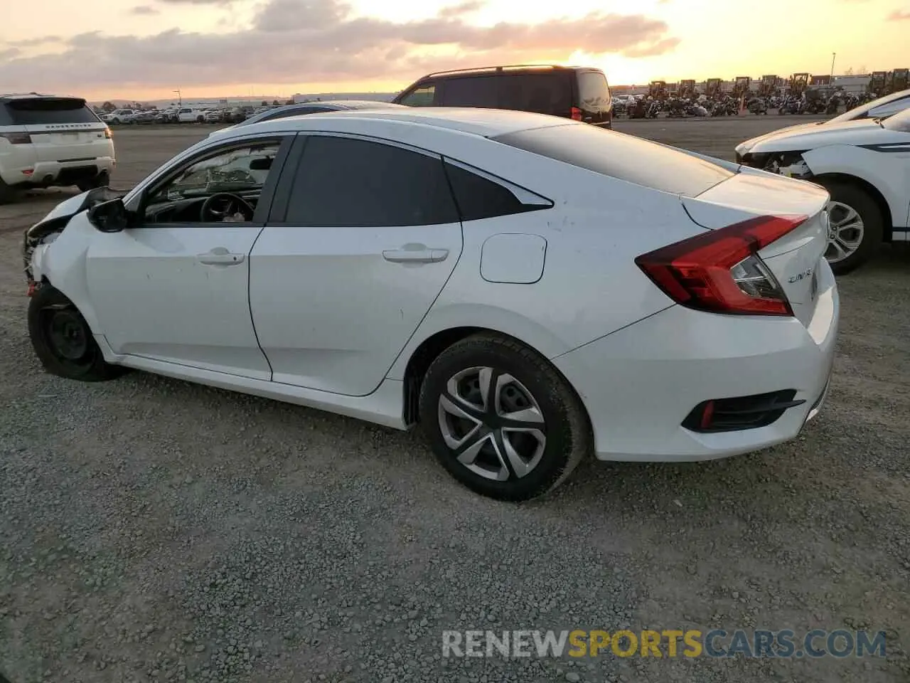 2 fotografías del automóvil dañado 19XFC2F65KE208216 HONDA CIVIC 2019