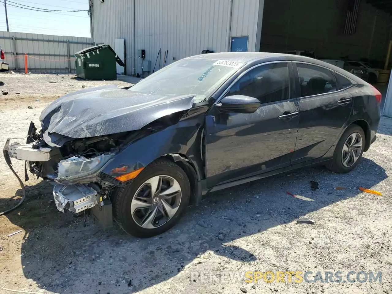 1 fotografías del automóvil dañado 19XFC2F66KE003911 HONDA CIVIC 2019