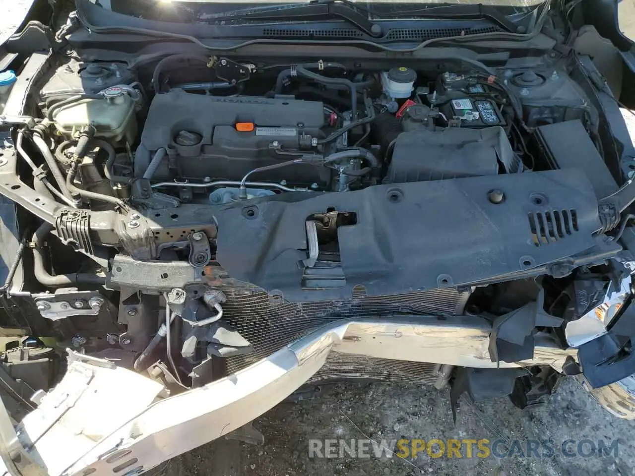 12 fotografías del automóvil dañado 19XFC2F66KE003911 HONDA CIVIC 2019